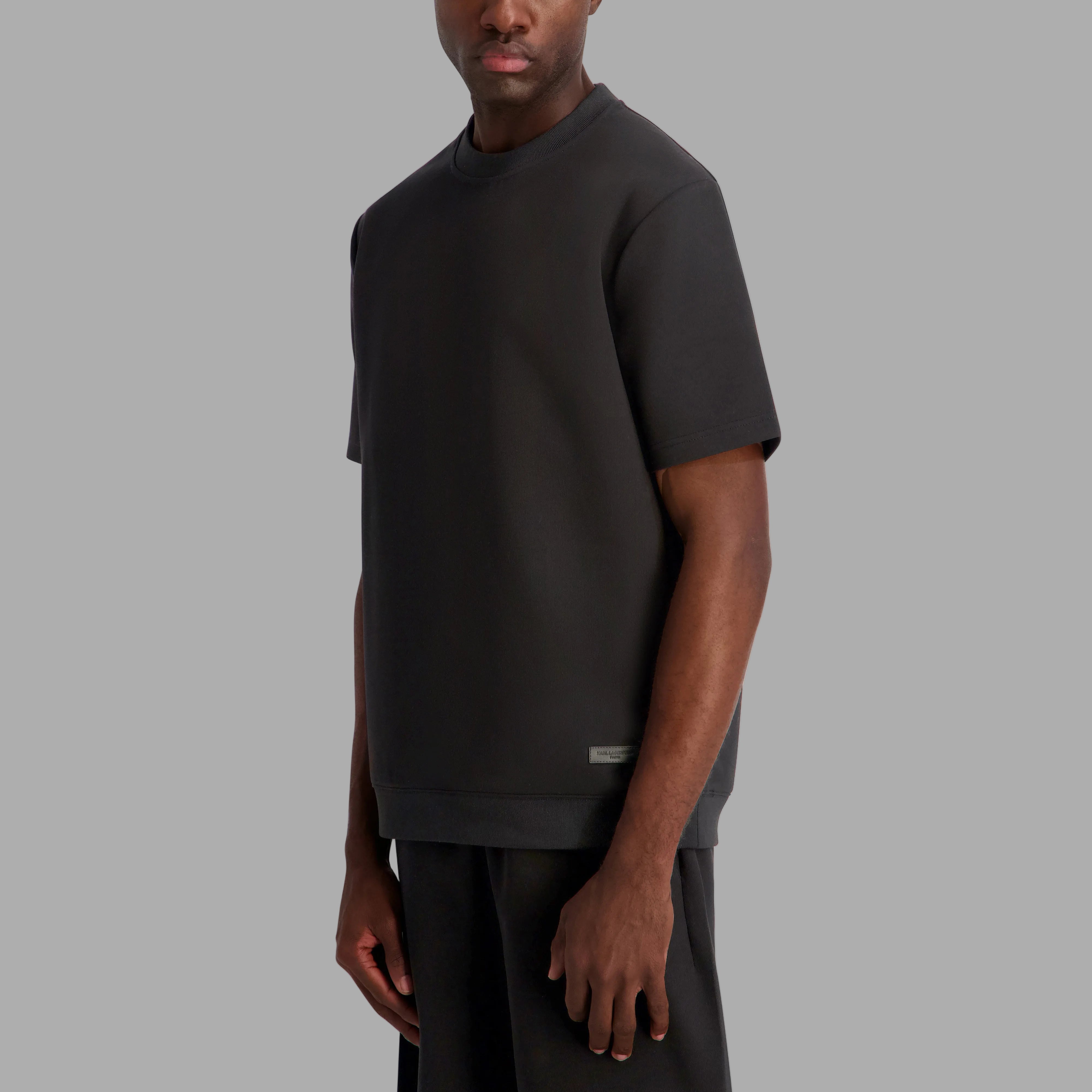 OVERSIZED CREWNECK PONTE TEE VIEW 3 | Men's Tees & Polos OVERSIZED CREWNECK PONTE TEE VIEW 3 | Men's Tees & Polos