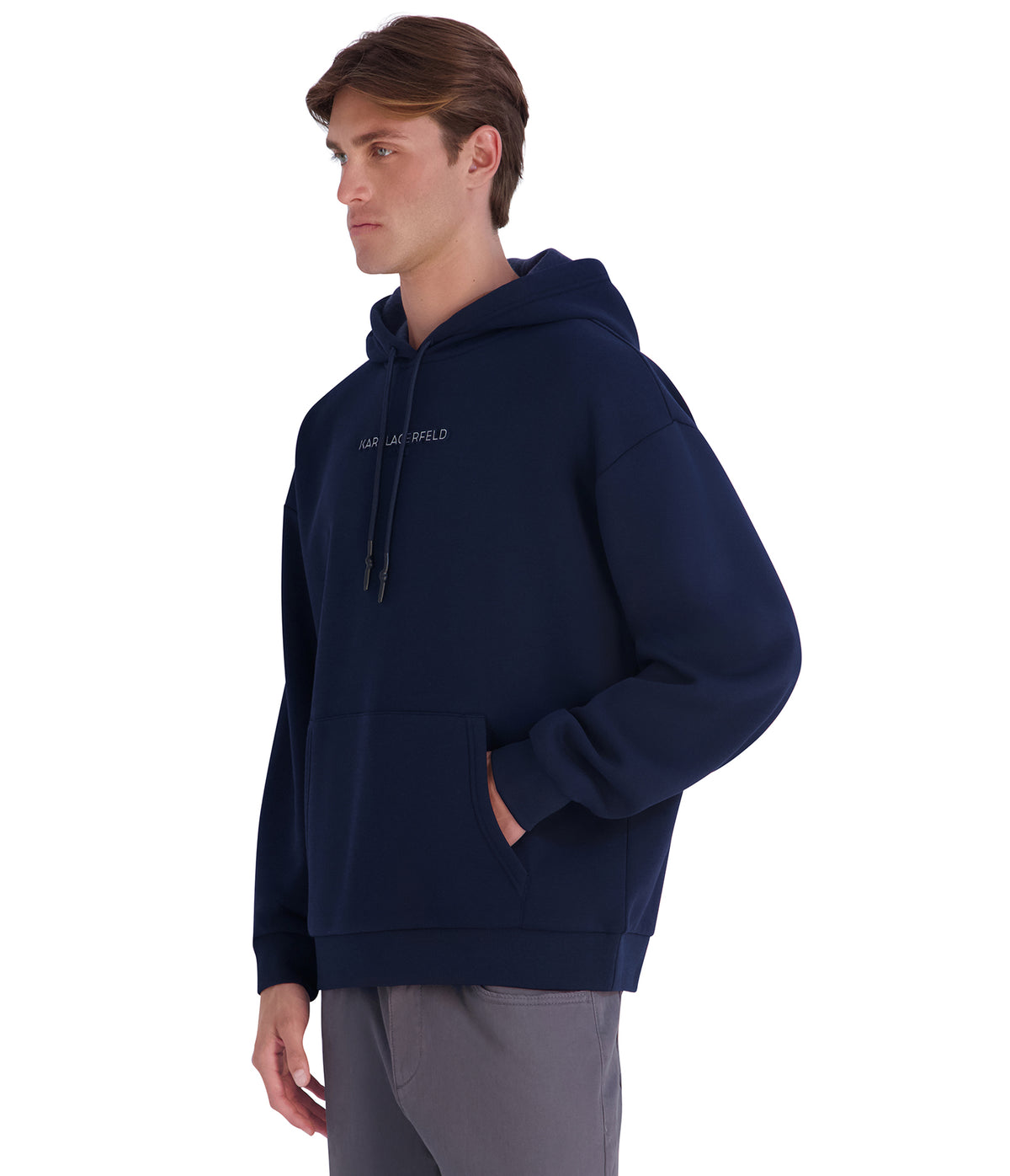 LOGO FLEECE HOODIE VIEW 3 LOGO FLEECE HOODIE VIEW 3