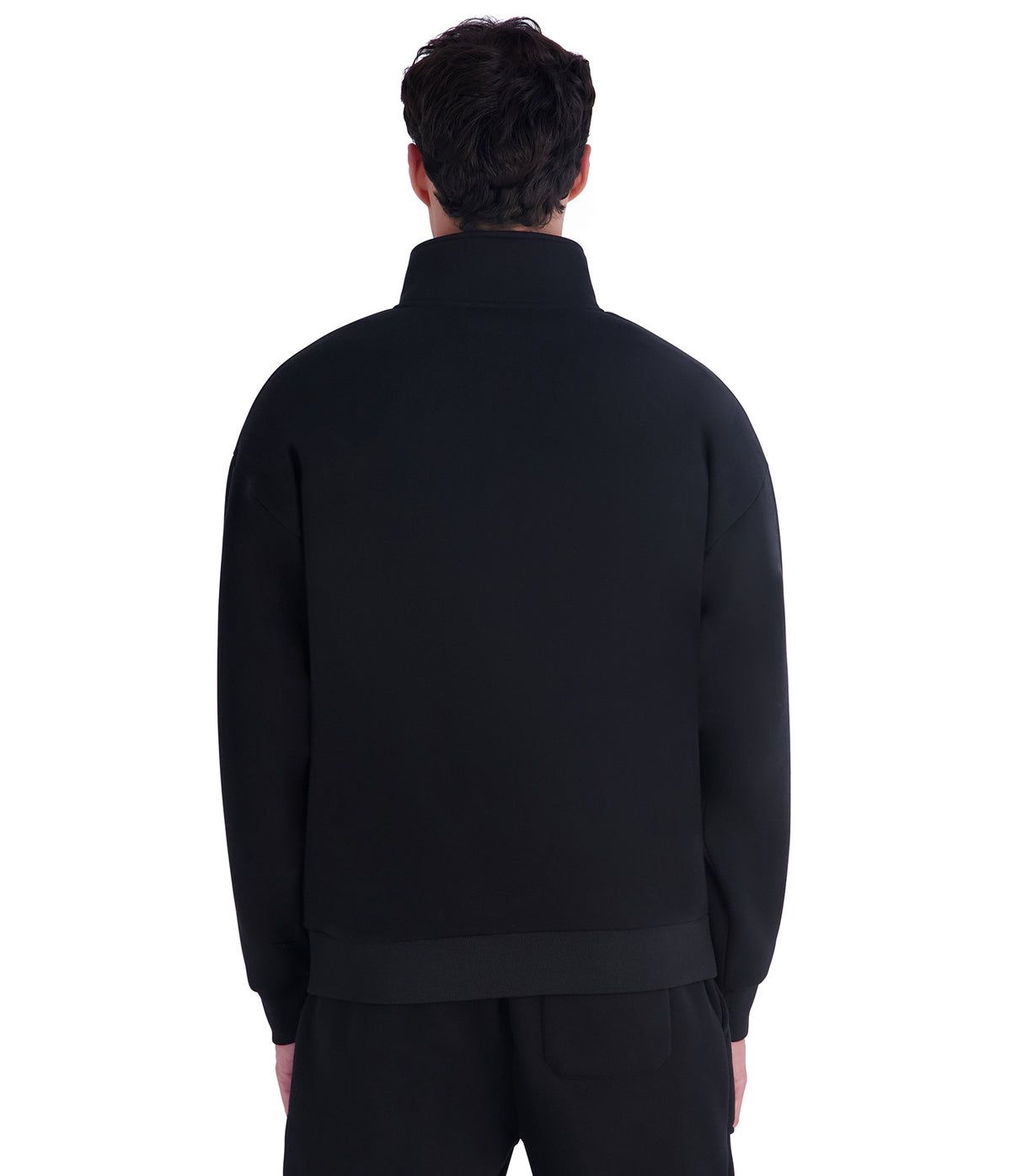 MOCK NECK FLEECE HALF ZIP VIEW 2 MOCK NECK FLEECE HALF ZIP VIEW 2
