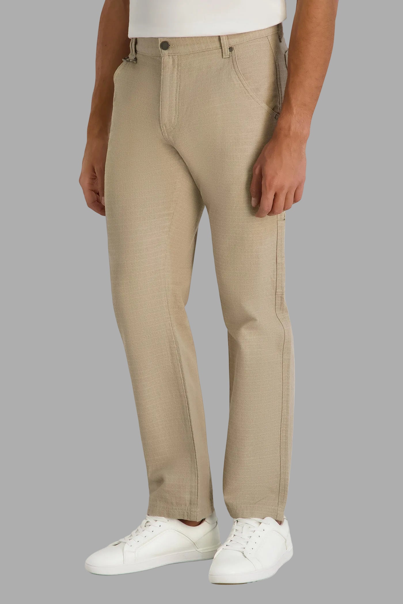 CARPENTER COTTON LINEN PANT VIEW 2 CARPENTER COTTON LINEN PANT VIEW 2