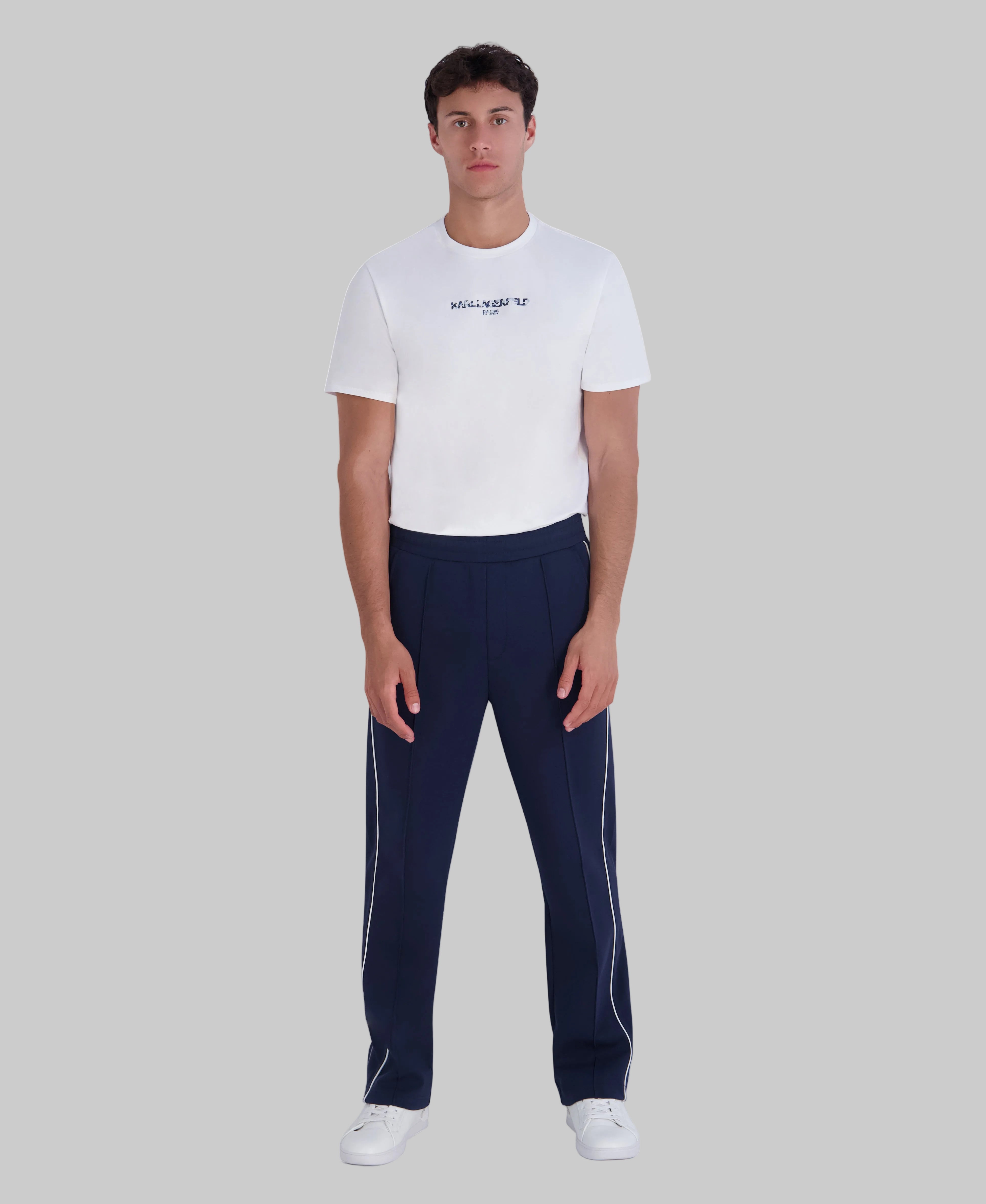 CO-ORD PONTE TRACK PANT PIPING DETAIL VIEW 4 CO-ORD PONTE TRACK PANT PIPING DETAIL VIEW 4