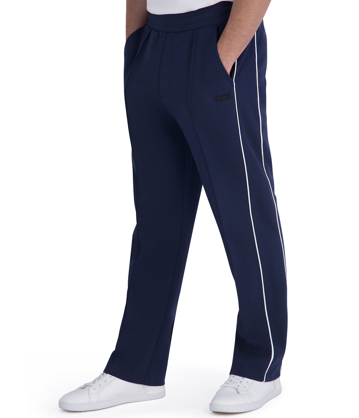 CO-ORD PONTE TRACK PANT PIPING DETAIL VIEW 3 | Men's Sweatshirts & Joggers CO-ORD PONTE TRACK PANT PIPING DETAIL VIEW 3 | Men's Sweatshirts & Joggers