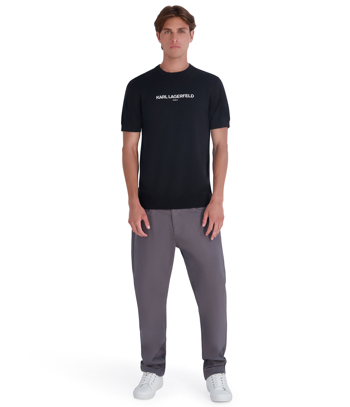 SHORT SLEEVE KARL LOGO SWEATER VIEW 4 SHORT SLEEVE KARL LOGO SWEATER VIEW 4