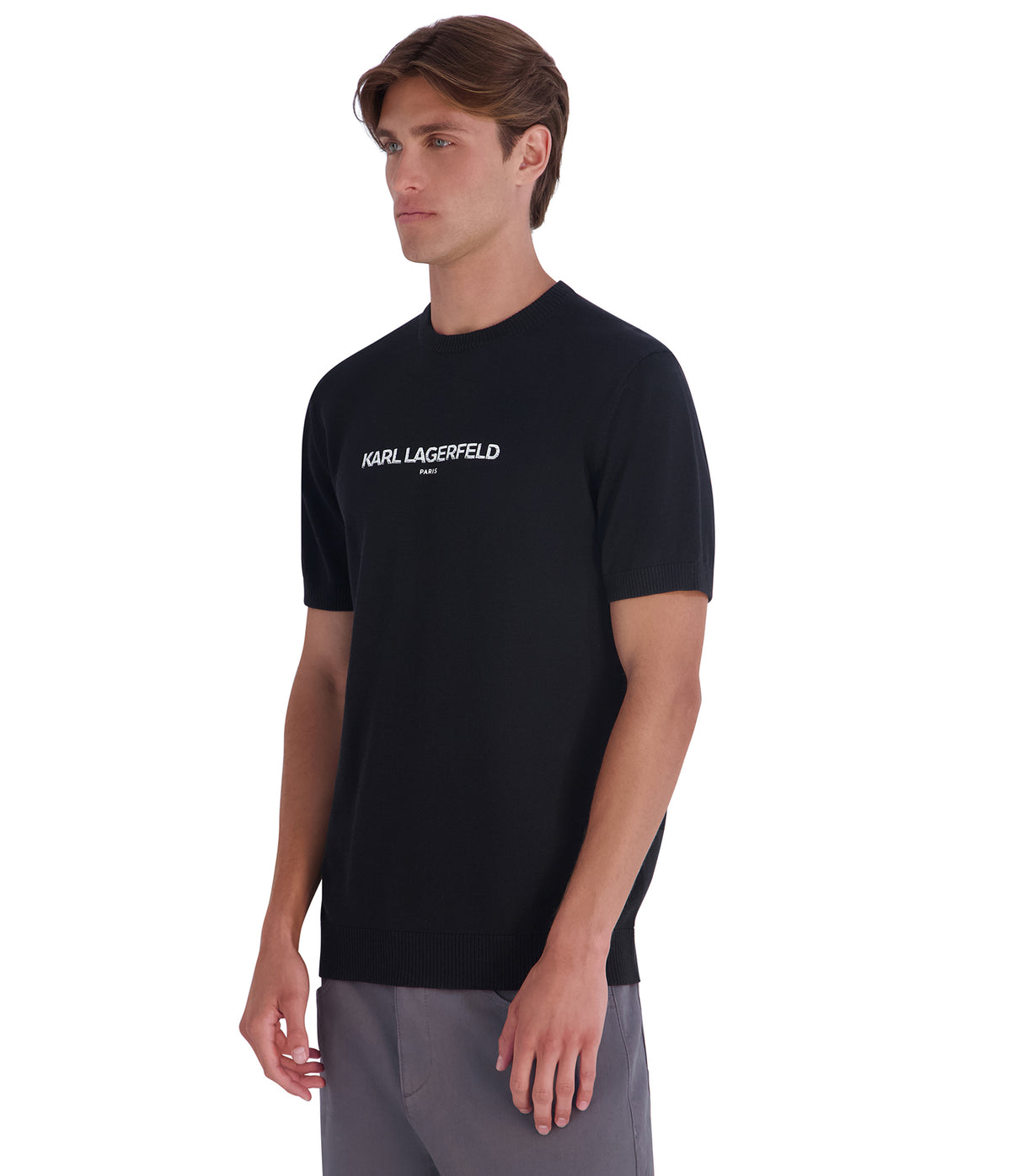 SHORT SLEEVE KARL LOGO SWEATER VIEW 3 SHORT SLEEVE KARL LOGO SWEATER VIEW 3