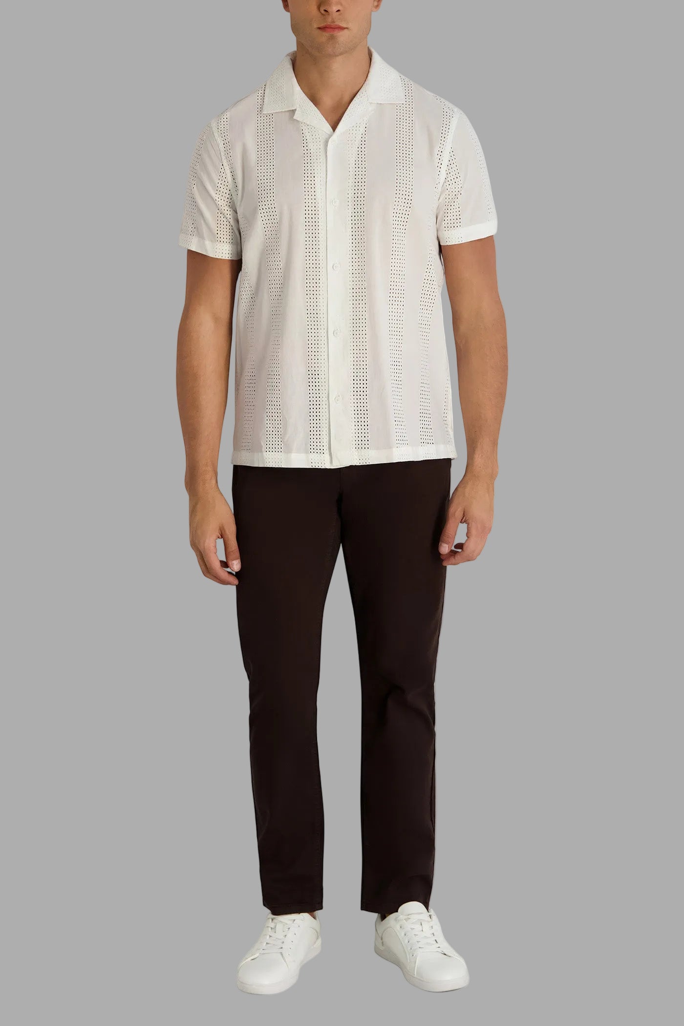 EYELET CAMP COLLAR SHIRT VIEW 4 | Men's Clothing EYELET CAMP COLLAR SHIRT VIEW 4 | Men's Clothing