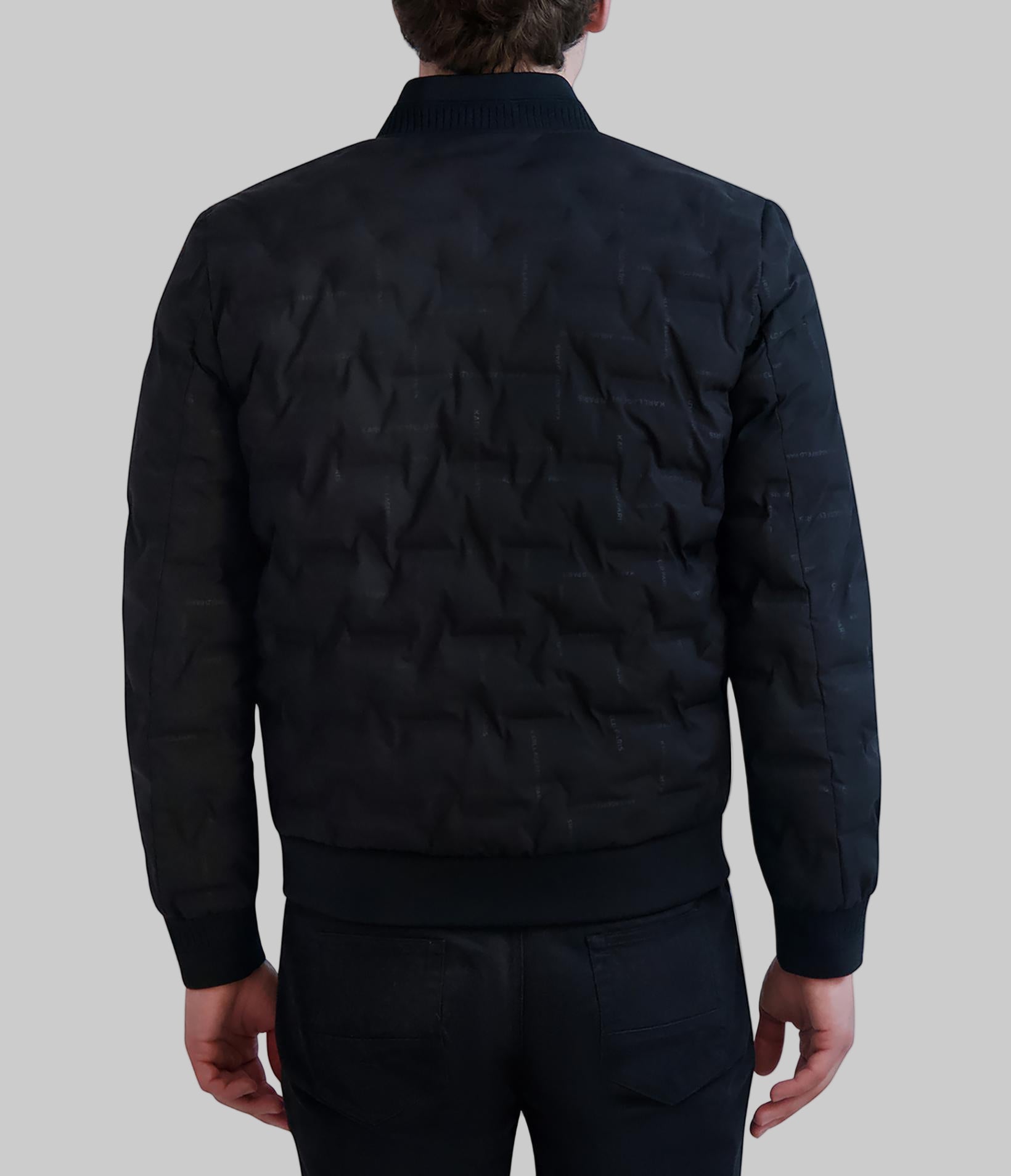 QUILTED BOMBER JACKET VIEW 3 QUILTED BOMBER JACKET VIEW 3