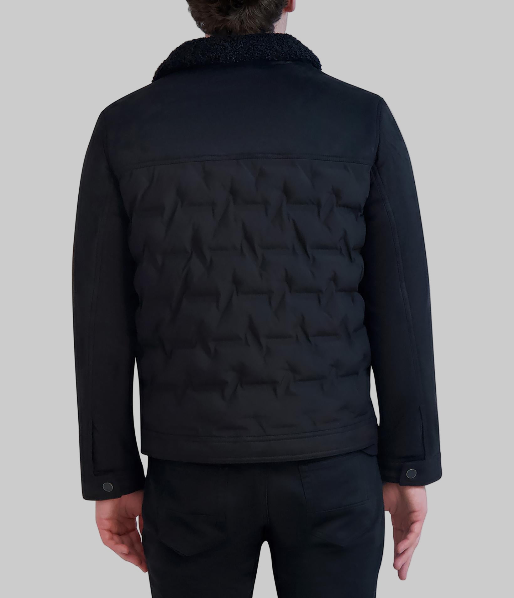 FAUX SUEDE TRUCKER JACKET View 2 | Men's Clothing FAUX SUEDE TRUCKER JACKET View 2 | Men's Clothing