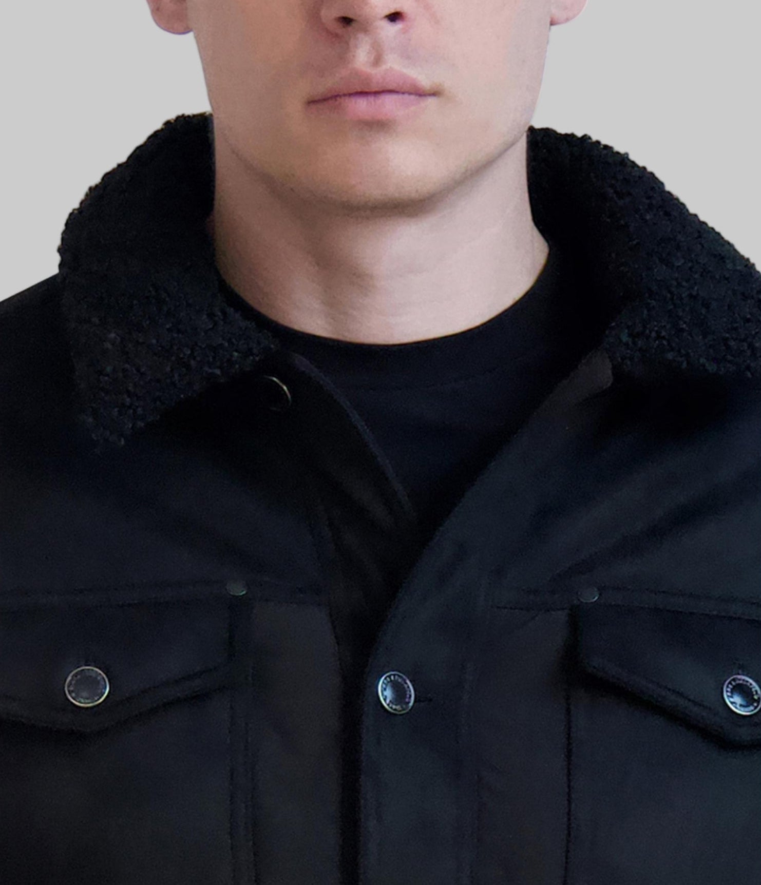 FAUX SUEDE TRUCKER JACKET VIEW 5 FAUX SUEDE TRUCKER JACKET VIEW 5