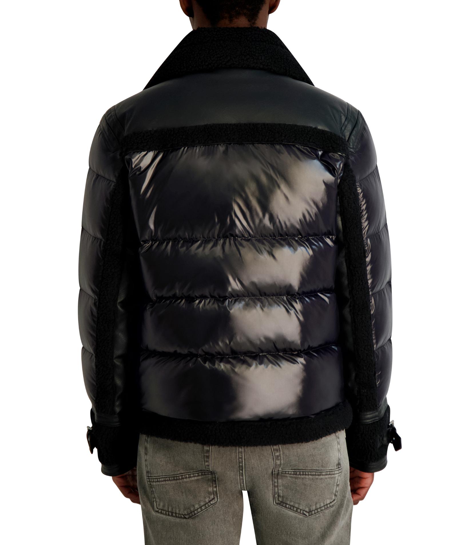 FAUX SHEARLING MIXED MEDIA JACKET View 2 | Men's Clothing FAUX SHEARLING MIXED MEDIA JACKET View 2 | Men's Clothing