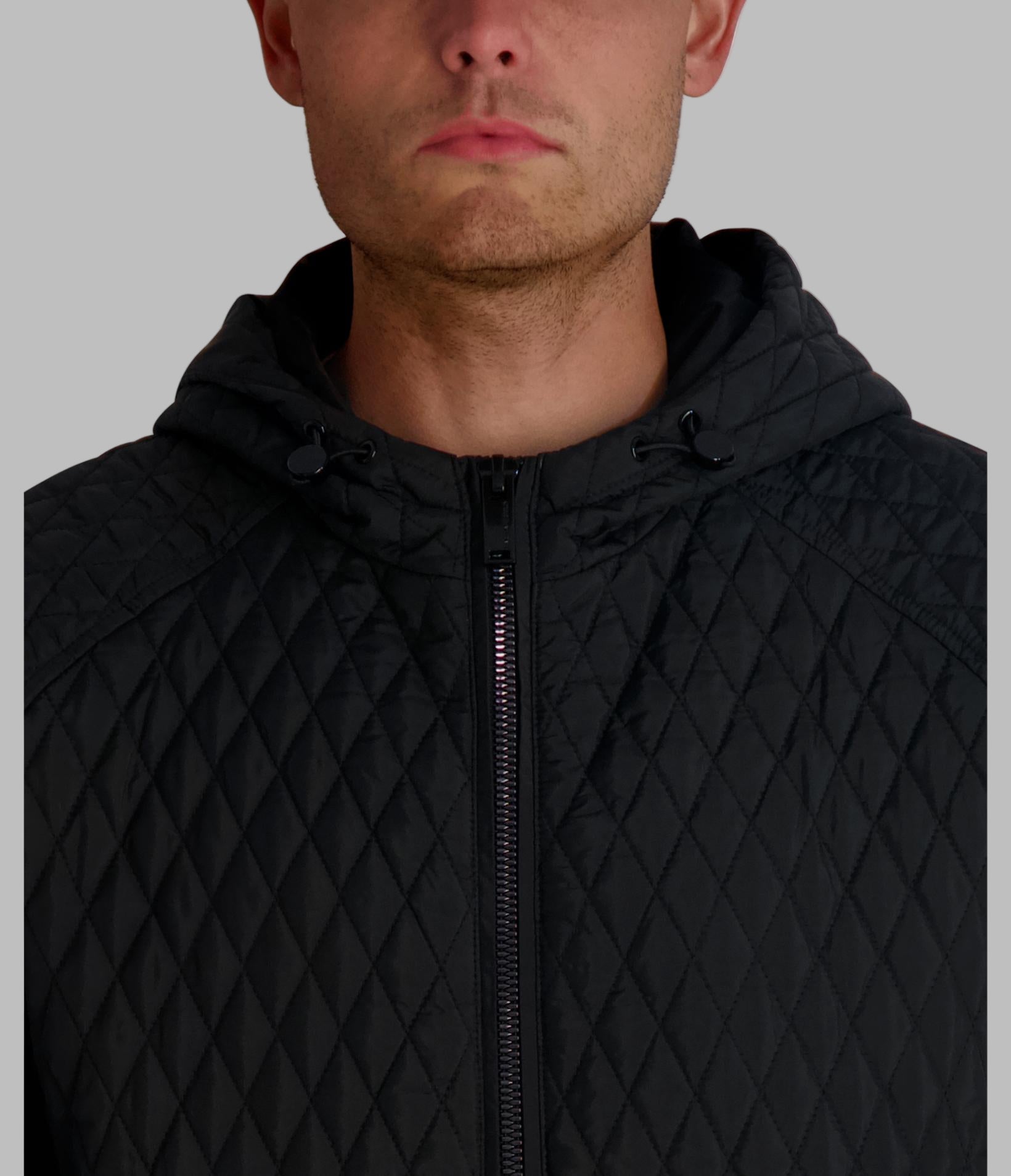 HOODED QUILTED BOMBER JACKET VIEW 5 HOODED QUILTED BOMBER JACKET VIEW 5