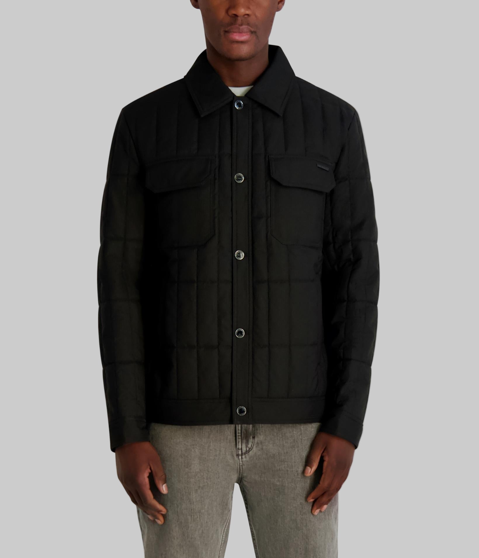 QUILTED SHIRT JACKET View 1 | Products QUILTED SHIRT JACKET View 1 | Products
