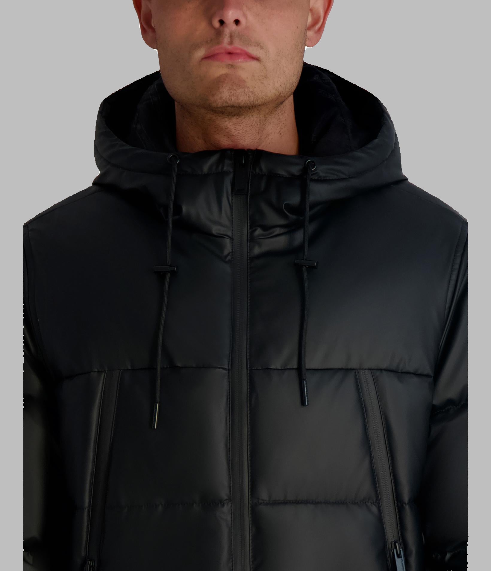 MID WEIGHT HOODED PUFFER WITH POCKETS VIEW 5 | Men's Sale MID WEIGHT HOODED PUFFER WITH POCKETS VIEW 5 | Men's Sale