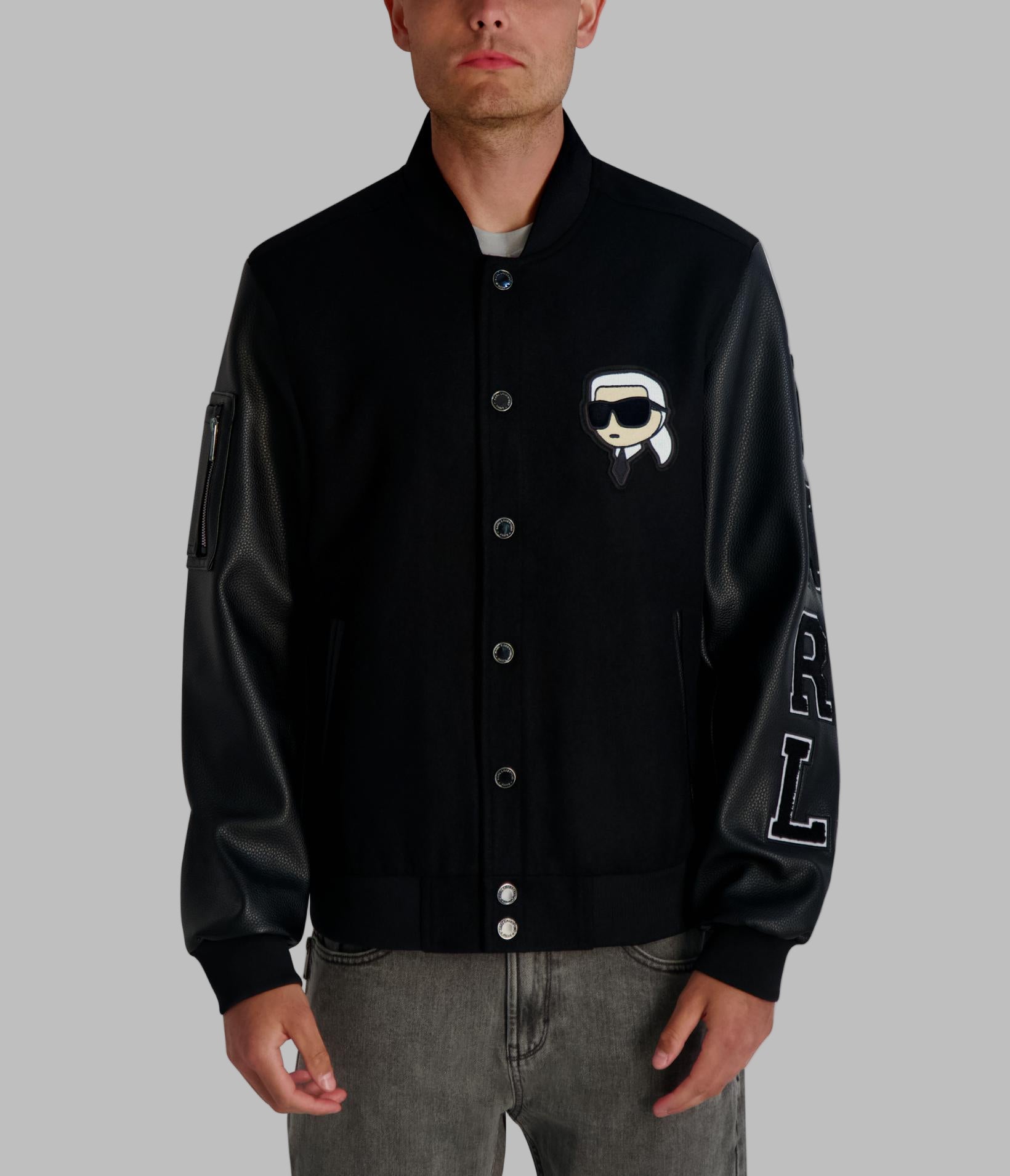 KARL PATCH VARSITY JACKET View 1 | Men's Sale KARL PATCH VARSITY JACKET View 1 | Men's Sale