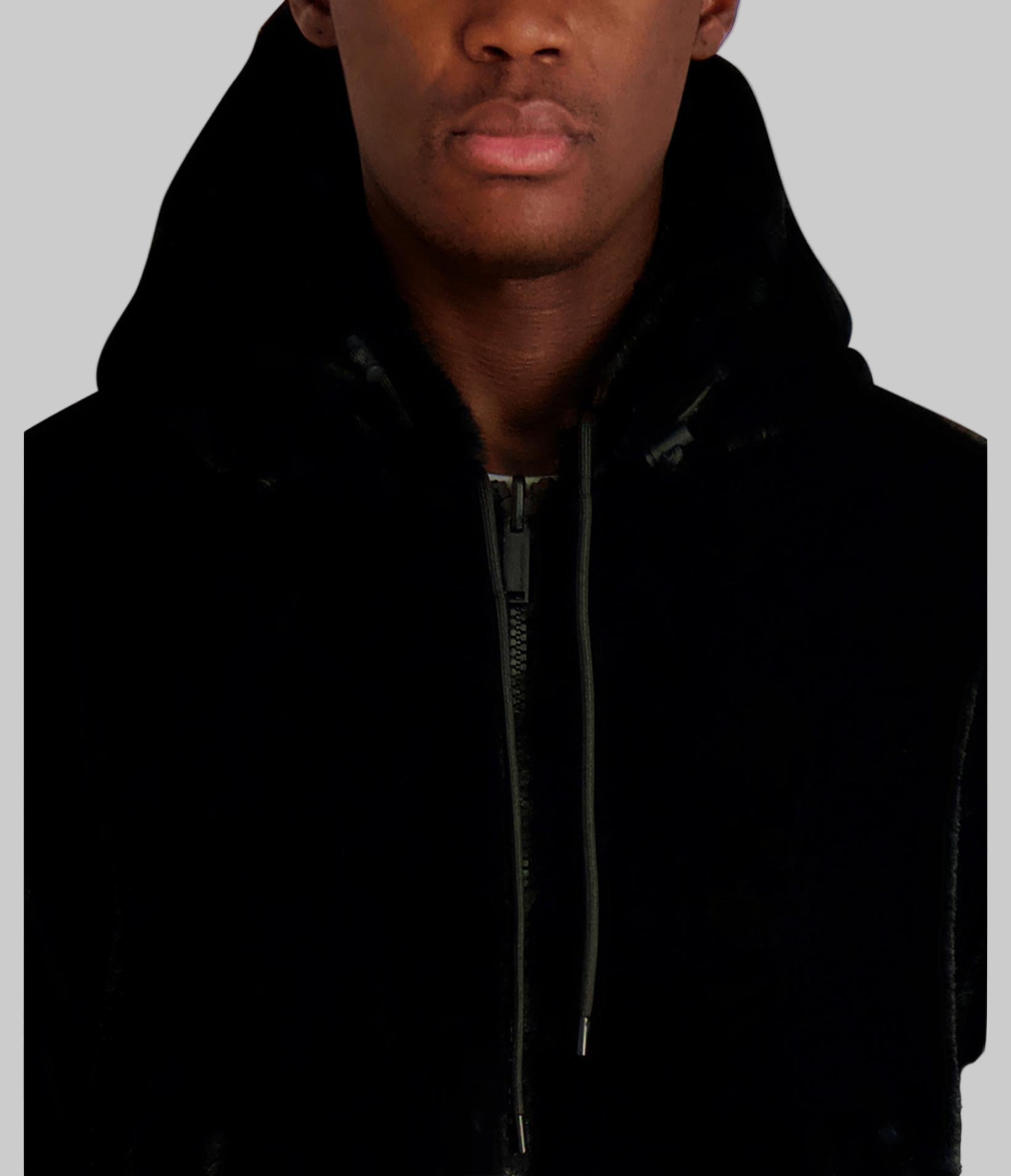 REVERSIBLE HOODED FAUX FUR JACKET VIEW 5 | Men's Sale REVERSIBLE HOODED FAUX FUR JACKET VIEW 5 | Men's Sale