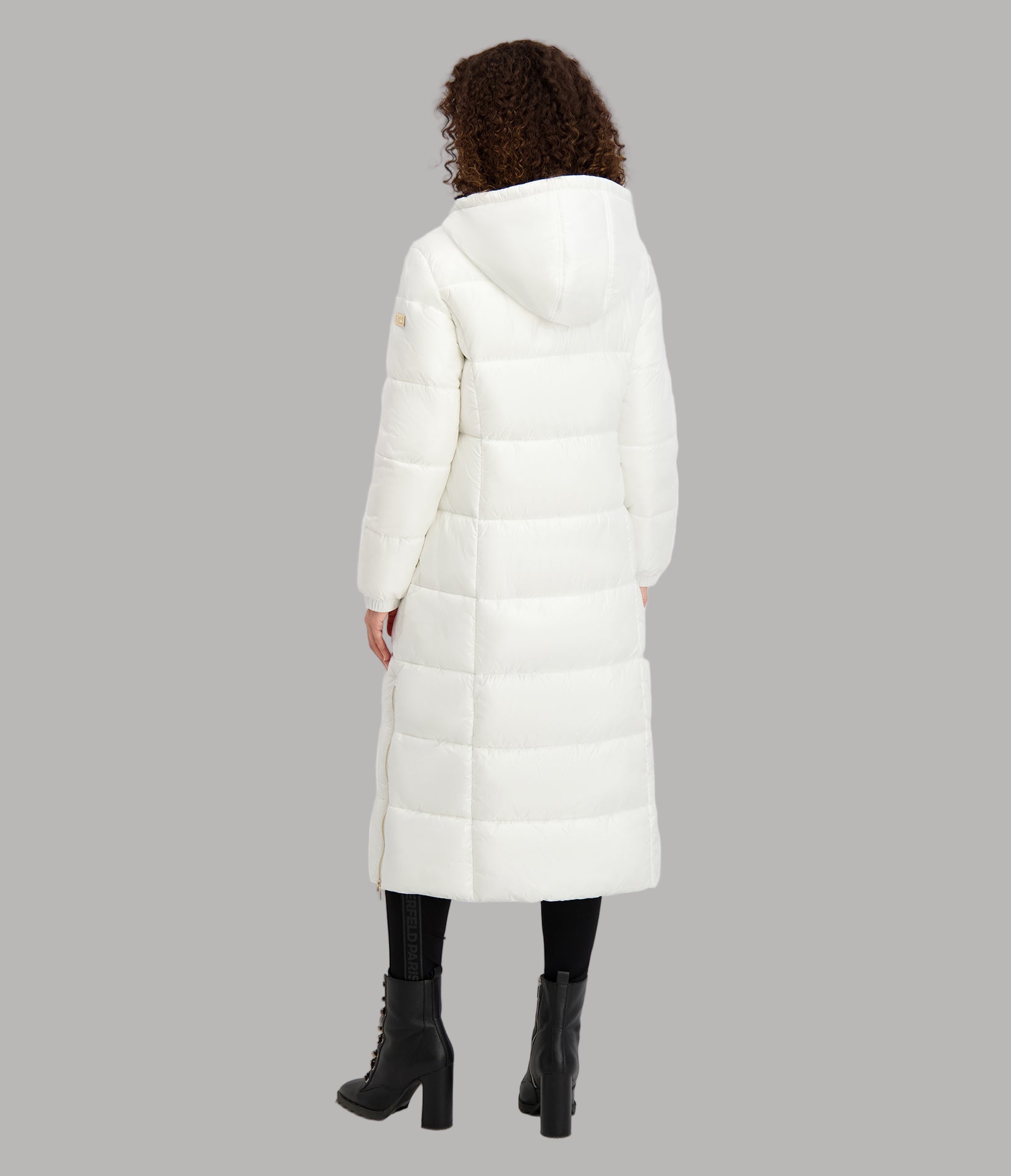 MAXI PUFFER WITH KL BUTTONS VIEW 2 MAXI PUFFER WITH KL BUTTONS VIEW 2