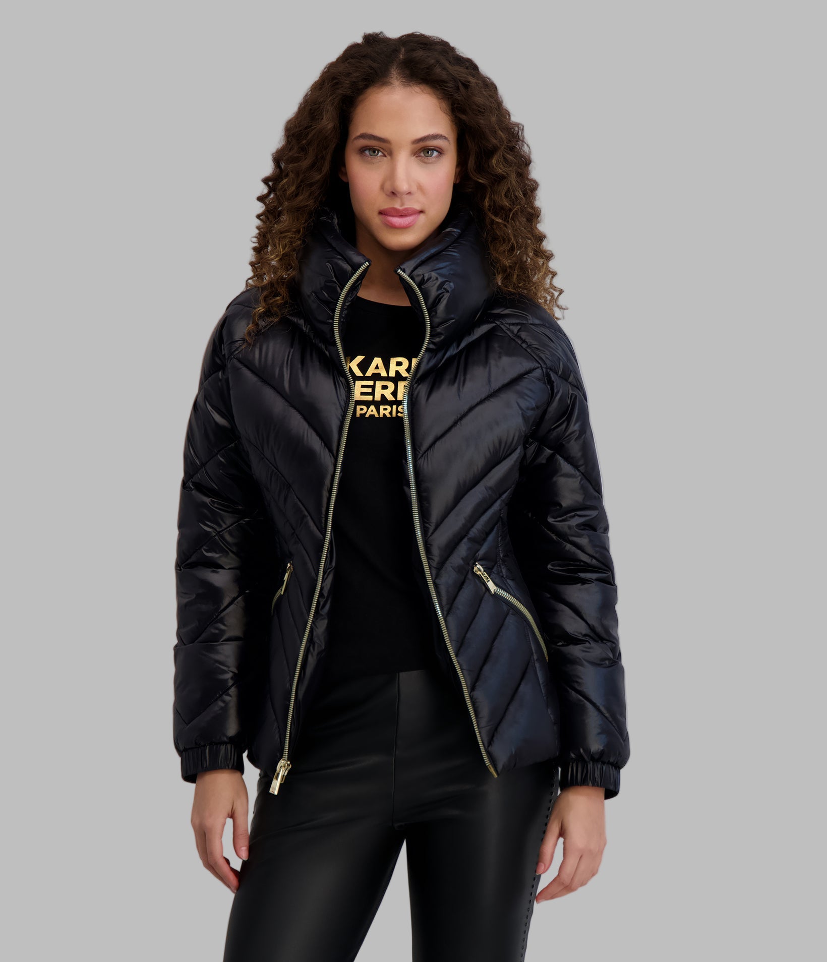 PILLOW COLLAR PUFFER JACKET VIEW 4 | Women's Clothing PILLOW COLLAR PUFFER JACKET VIEW 4 | Women's Clothing