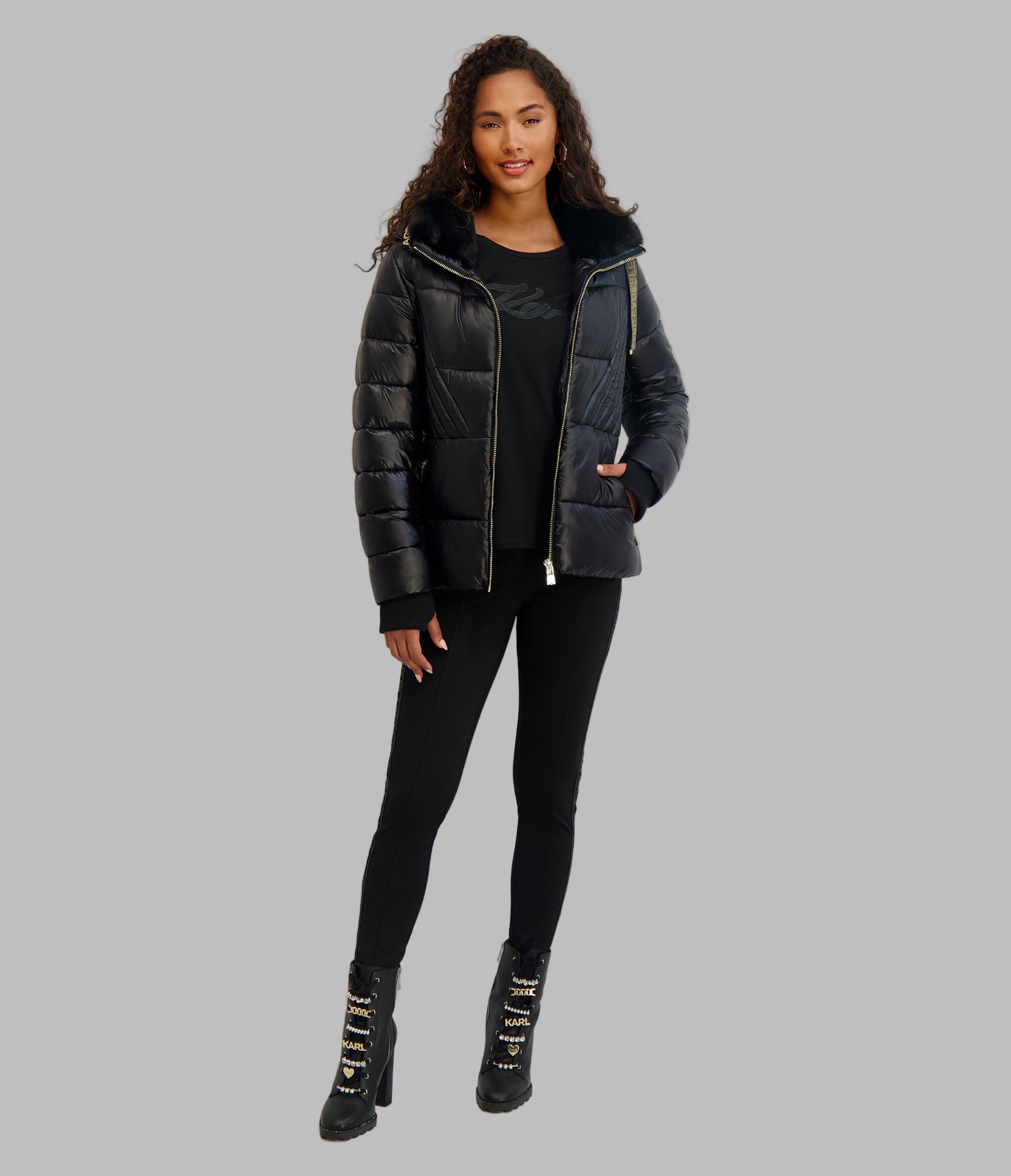 SHORT BELTED PUFFER JACKET VIEW 5 | Women's Clothing SHORT BELTED PUFFER JACKET VIEW 5 | Women's Clothing