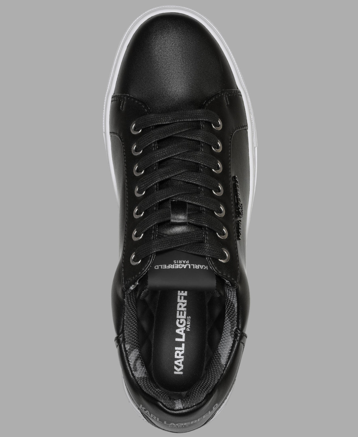 Nwot black leather lace up dressy or casual shoes by Karl Lagerfeld. Size 8. Karl Lagerfeld Paris Men main image 2