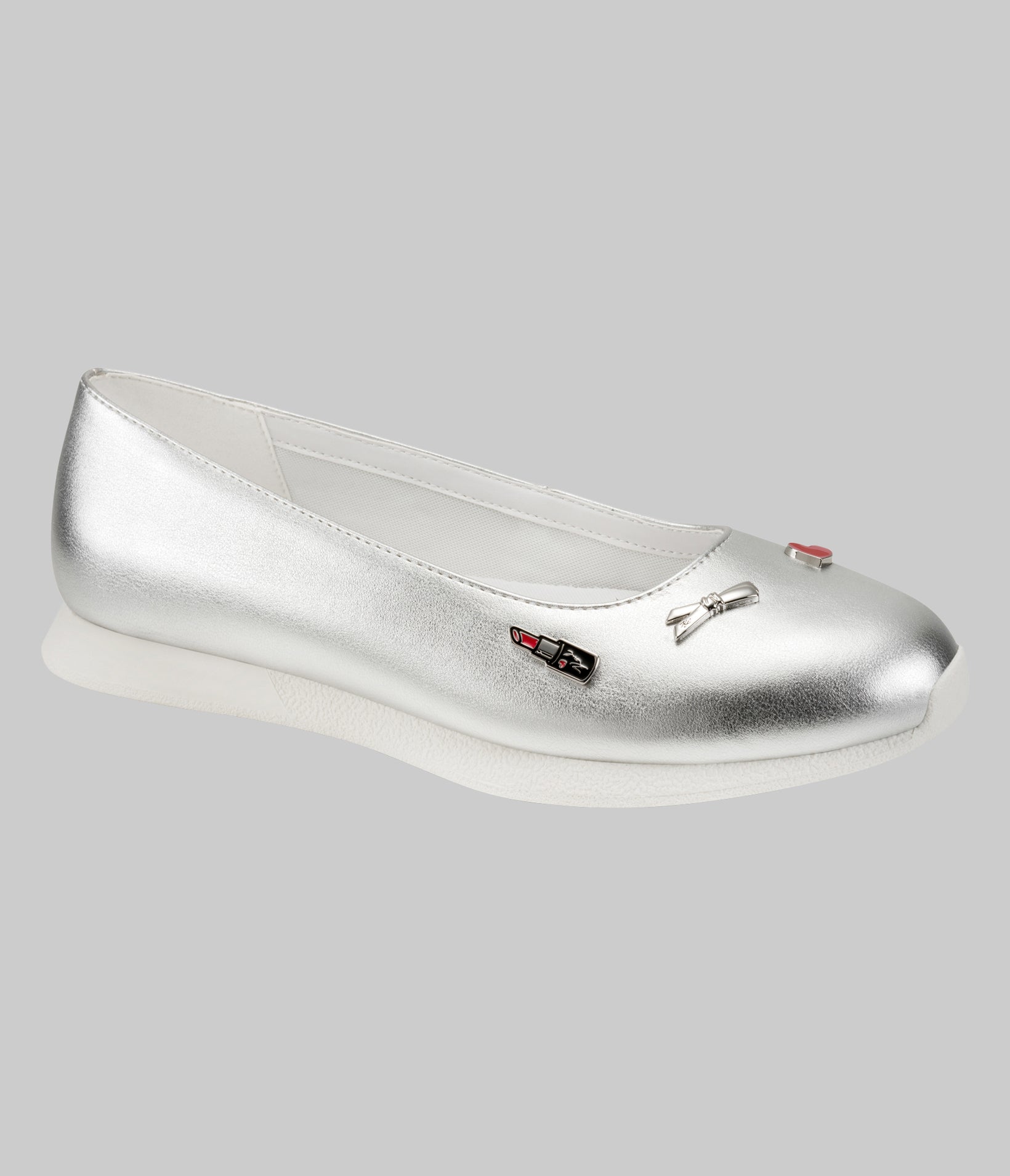 MELANTHA METALLIC PIN BALLET FLAT View 2 | Products MELANTHA METALLIC PIN BALLET FLAT View 2 | Products