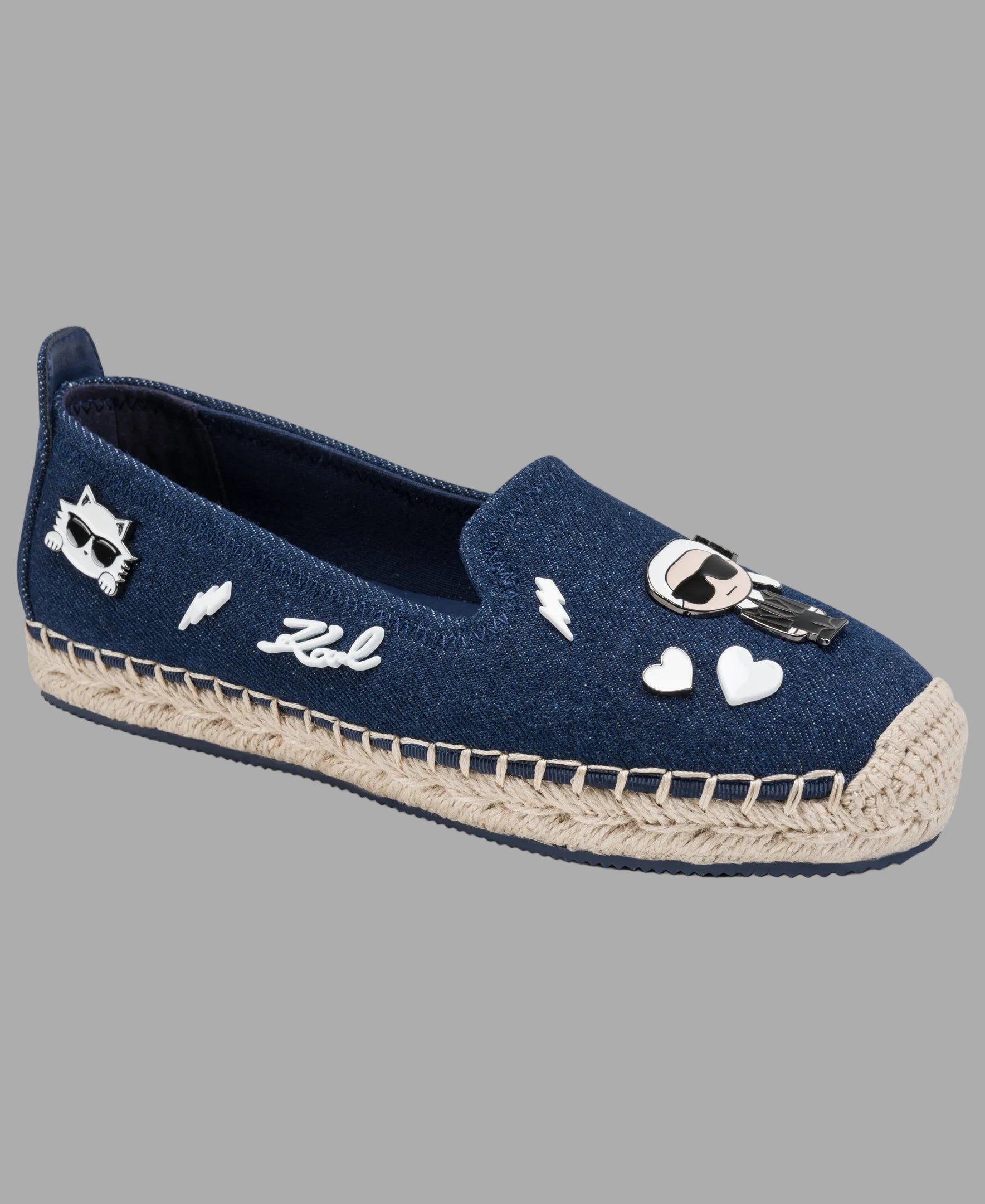 MICHAELA CATE PINS ESPADRILLE DENIM View 2 | Women's Flats & Loafers MICHAELA CATE PINS ESPADRILLE DENIM View 2 | Women's Flats & Loafers