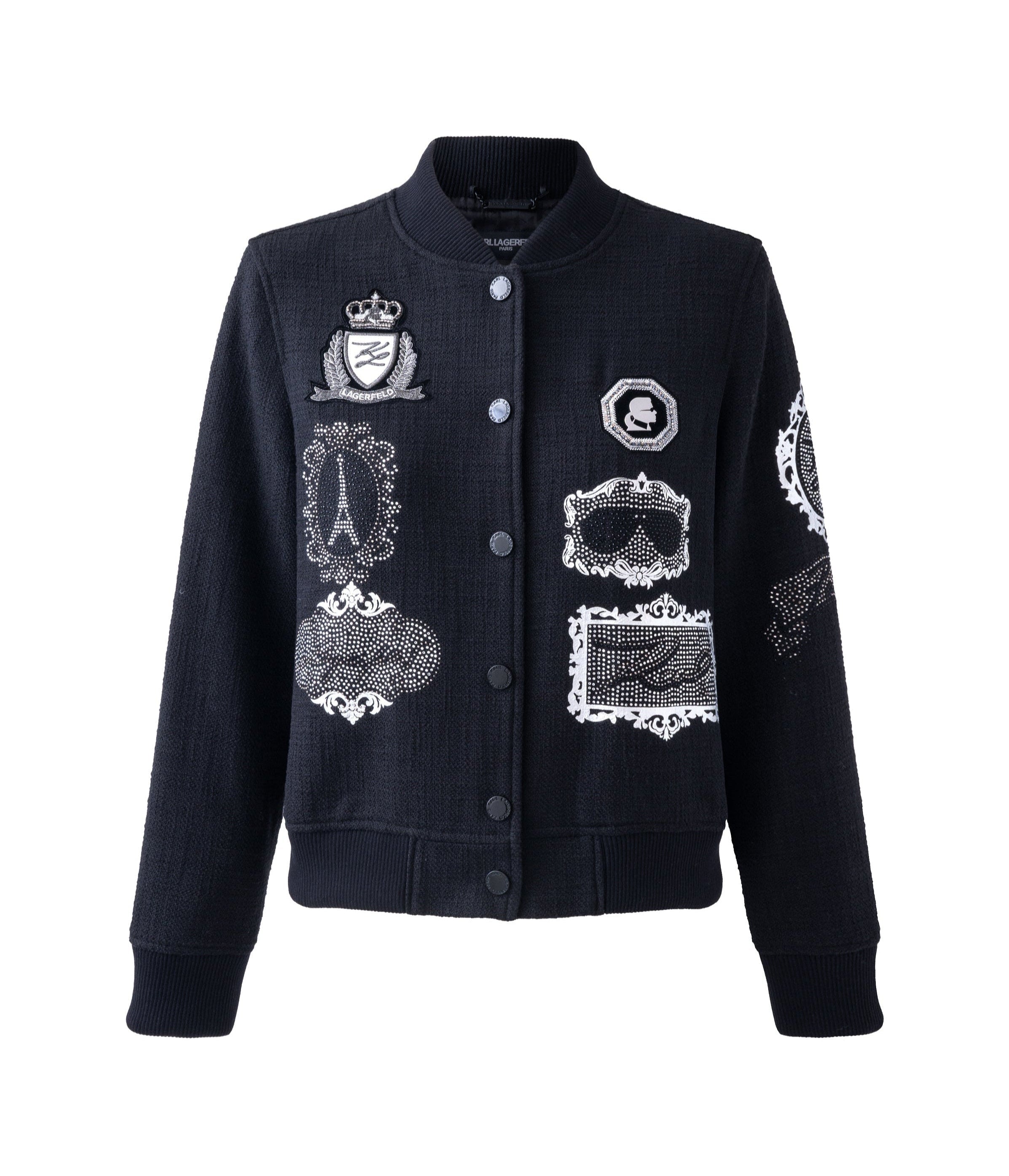 BOMBER JACKET WITH PATCHES VIEW 9 BOMBER JACKET WITH PATCHES VIEW 9