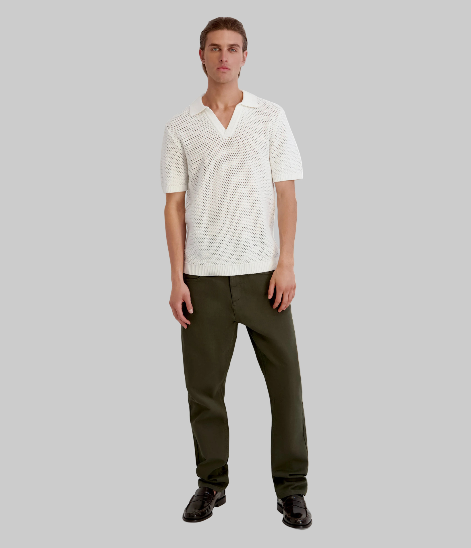 OPEN WEAVE JOHNNY COLLAR POLO VIEW 4 | KLP Promo Event OPEN WEAVE JOHNNY COLLAR POLO VIEW 4 | KLP Promo Event