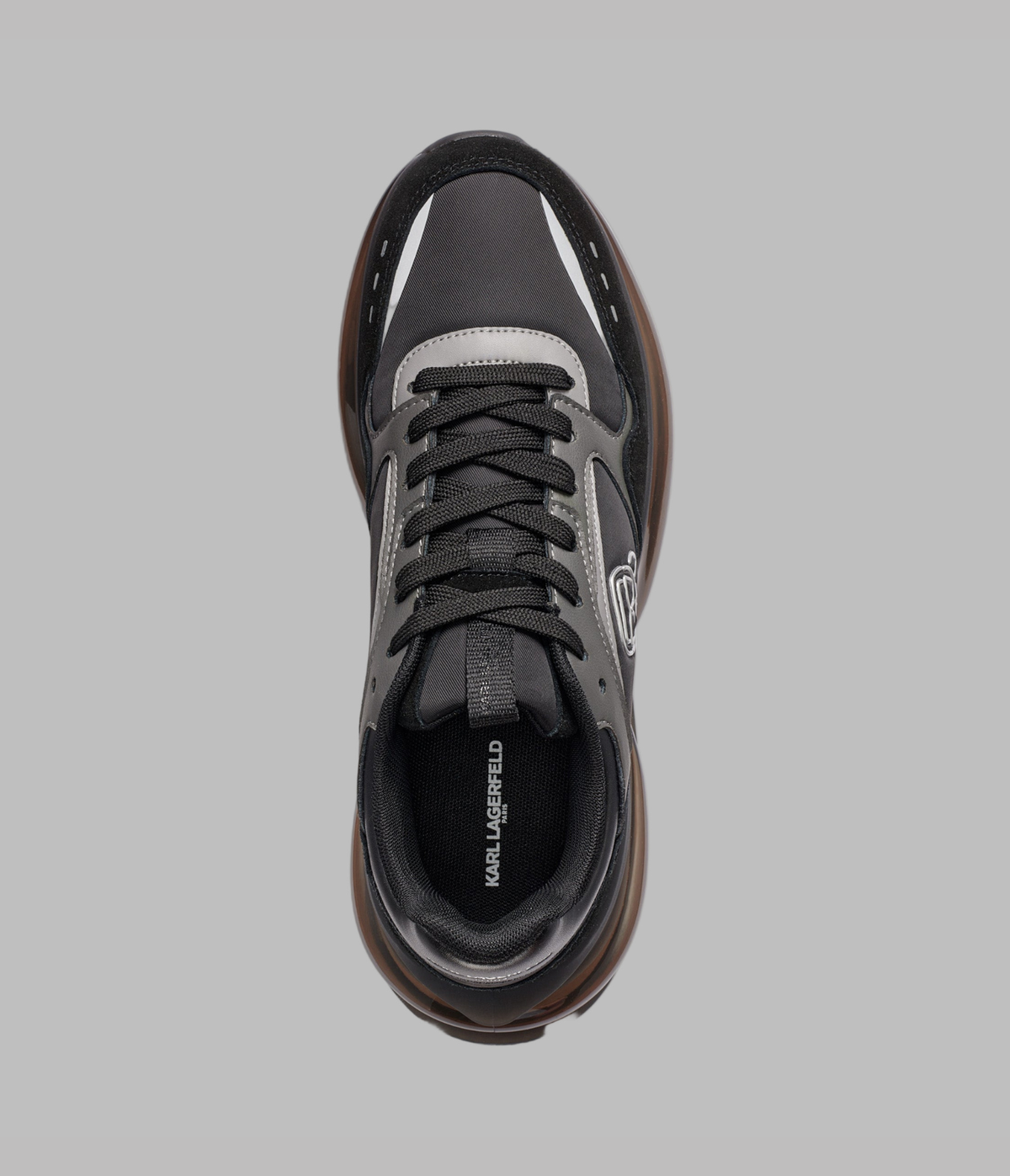 Mixed Media Runner With Karl Head Outline | Sneakers | Karl