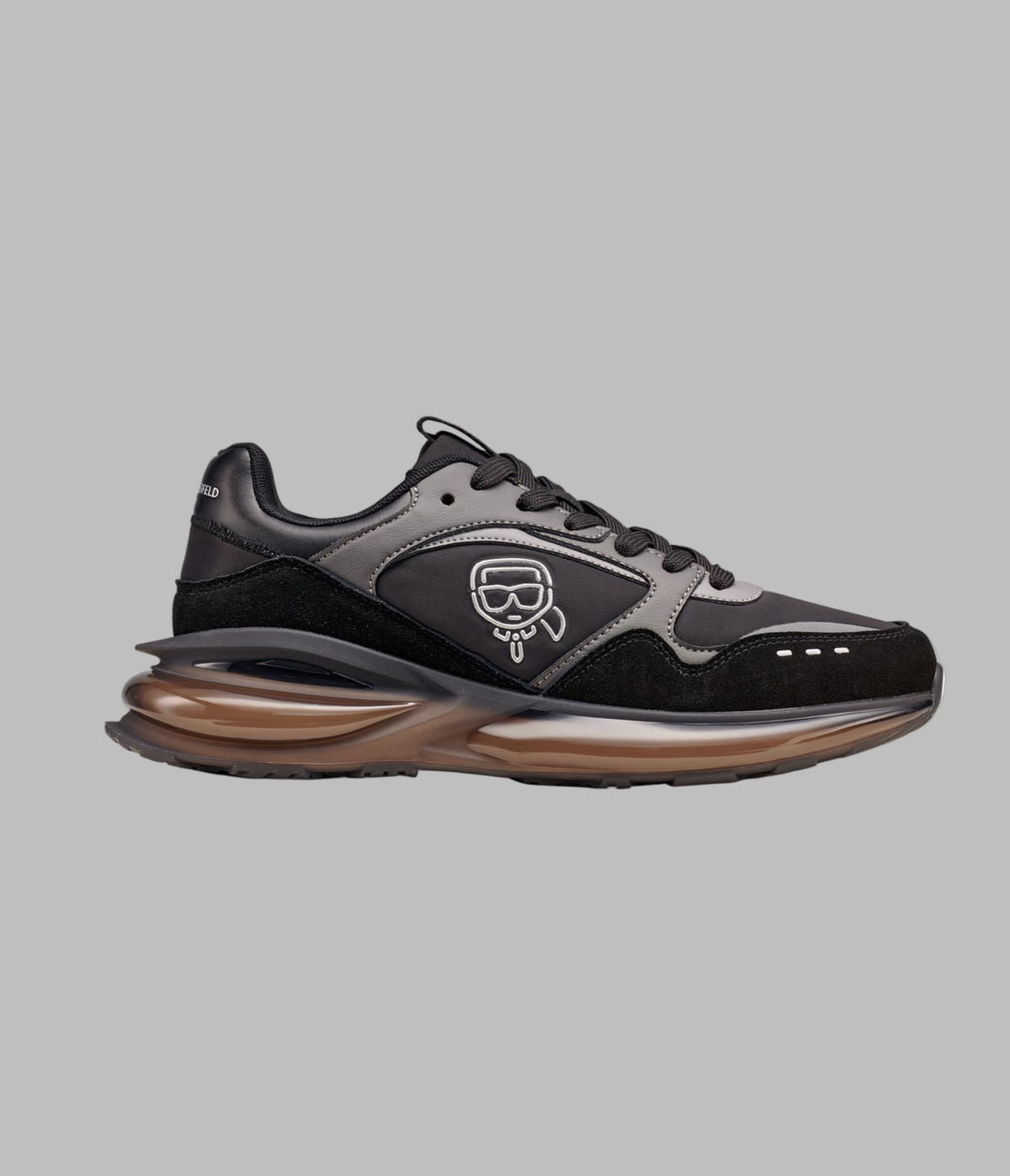 KARL LAGERFELD スニーカー Mixed Media Runner With Karl Head Outline | Sneakers | Karl