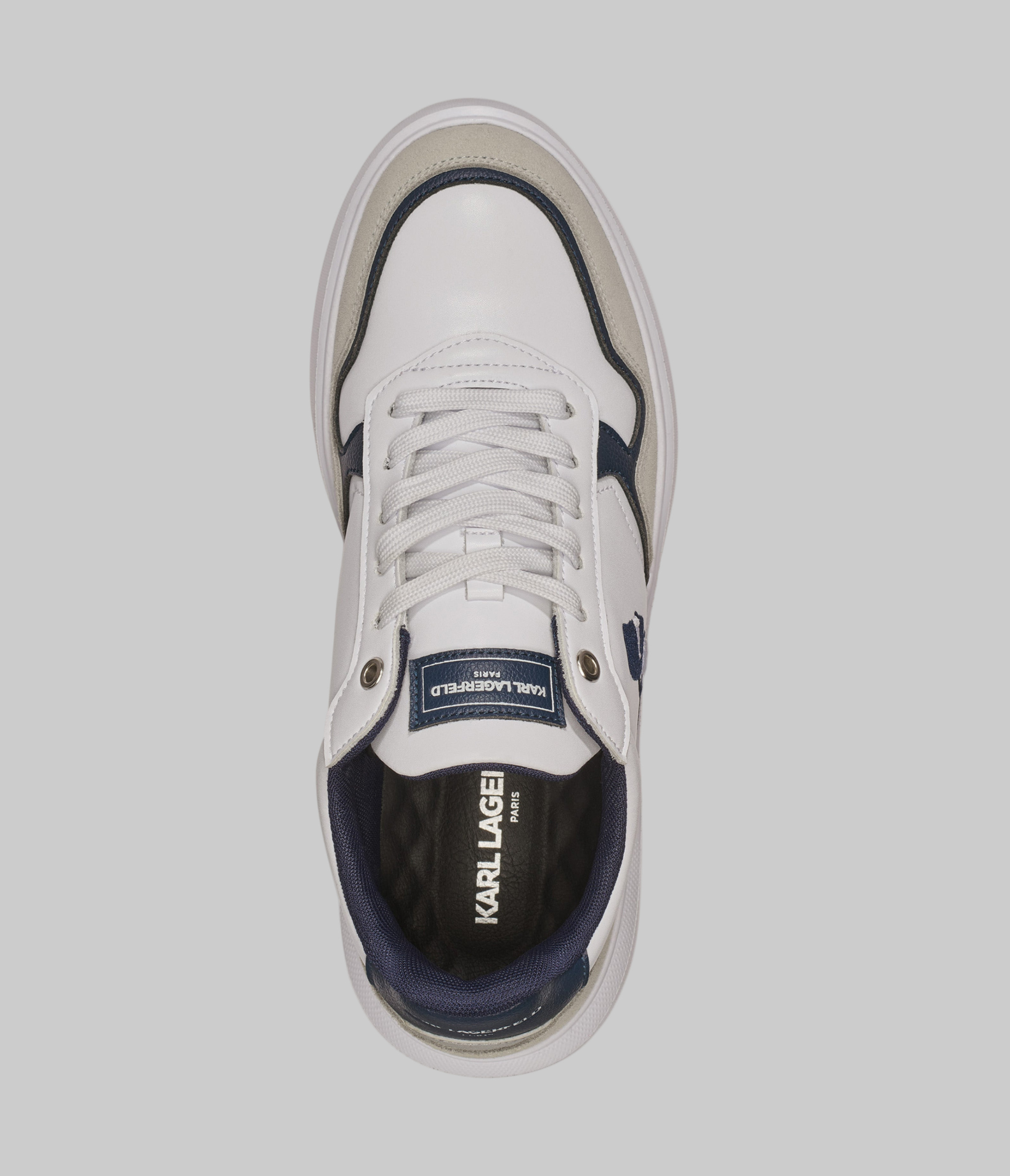 KARL PROFILE LOGO SNEAKER VIEW 4 | Men's Holiday Collection KARL PROFILE LOGO SNEAKER VIEW 4 | Men's Holiday Collection