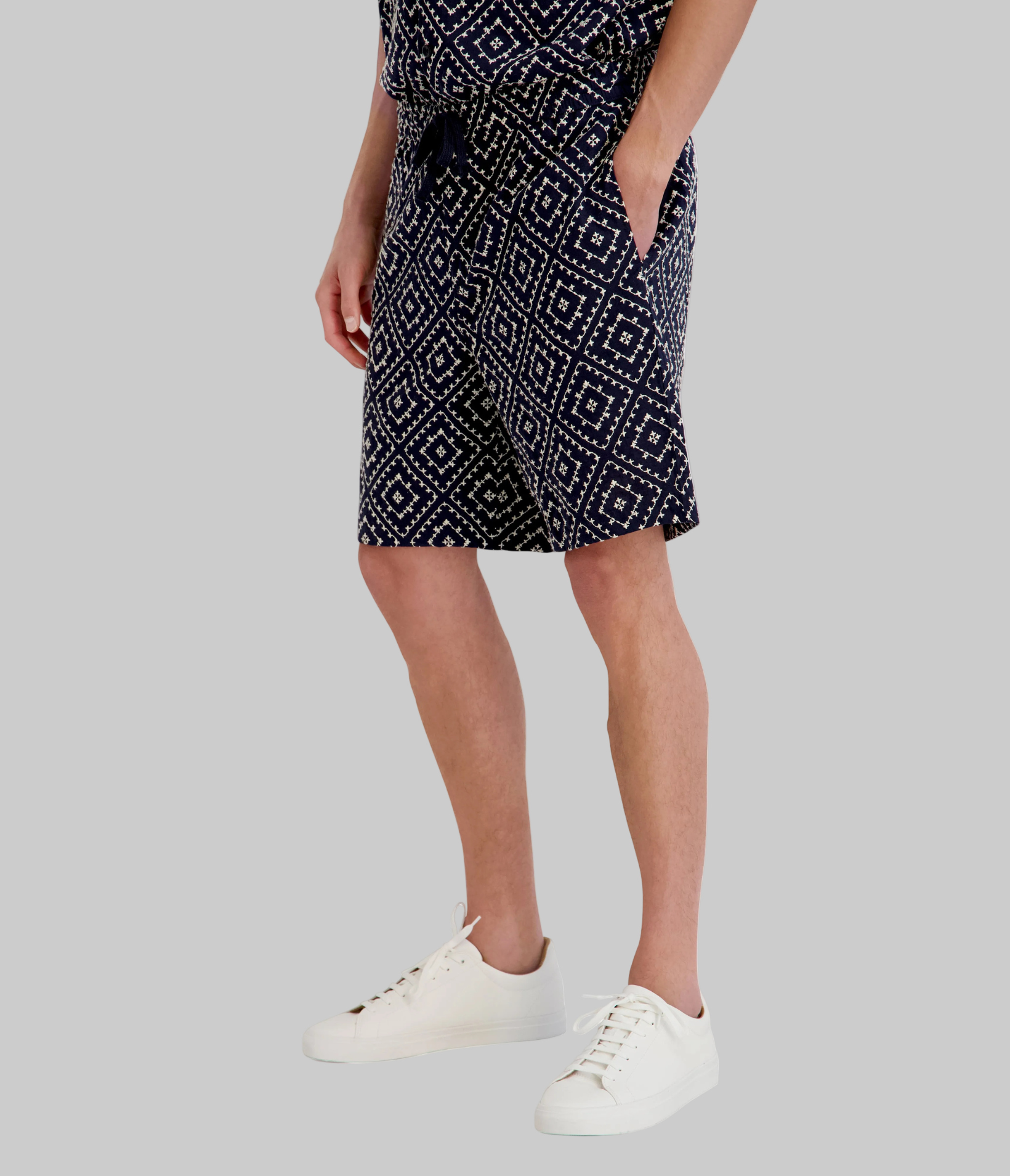 CO-ORD EMBROIDERED DIAMOND SHORT VIEW 3 CO-ORD EMBROIDERED DIAMOND SHORT VIEW 3