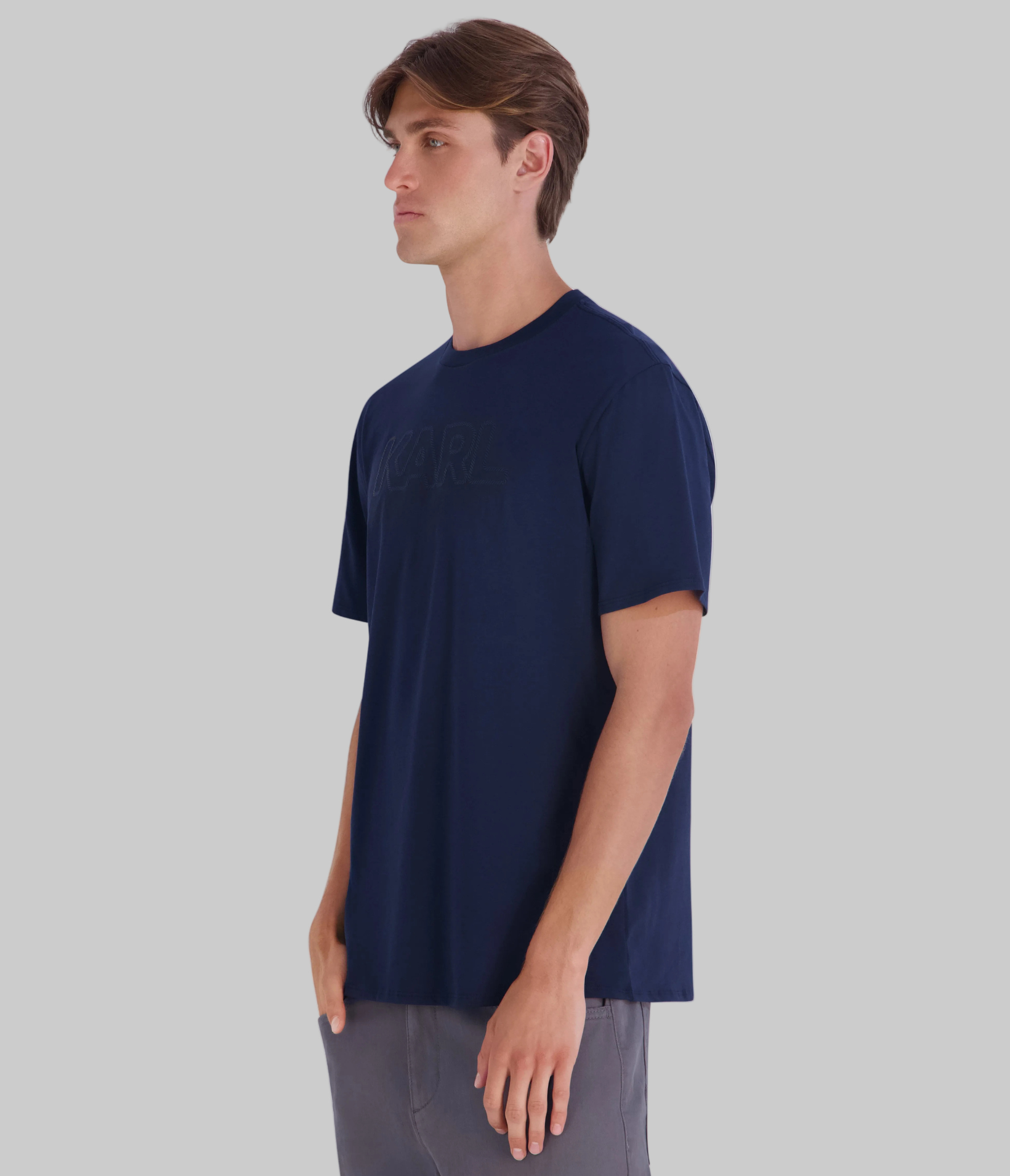 KARL CENTER LOGO TEE VIEW 2 KARL CENTER LOGO TEE VIEW 2