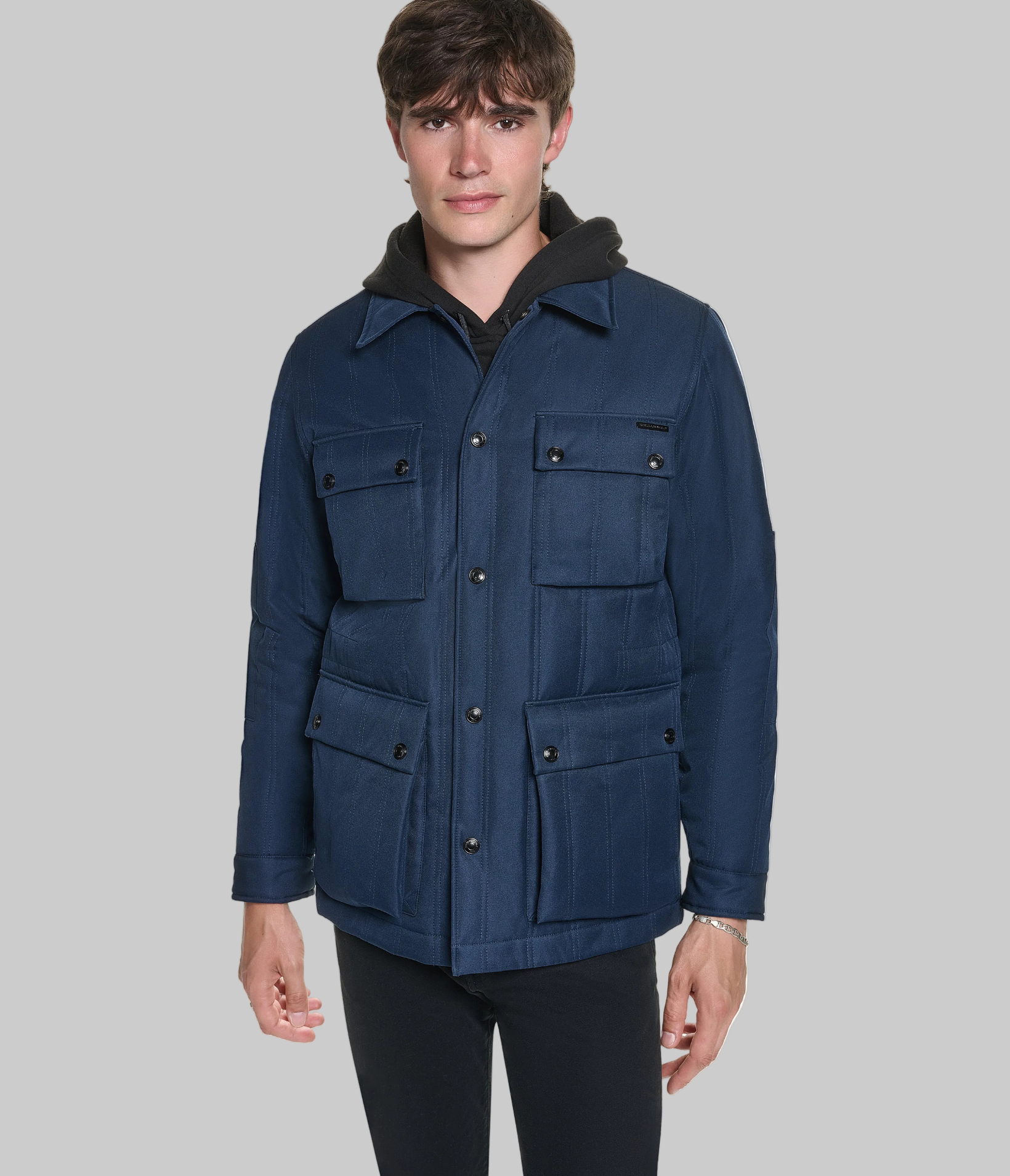 QUILTED SHIRT JACKET VIEW 1 QUILTED SHIRT JACKET VIEW 1