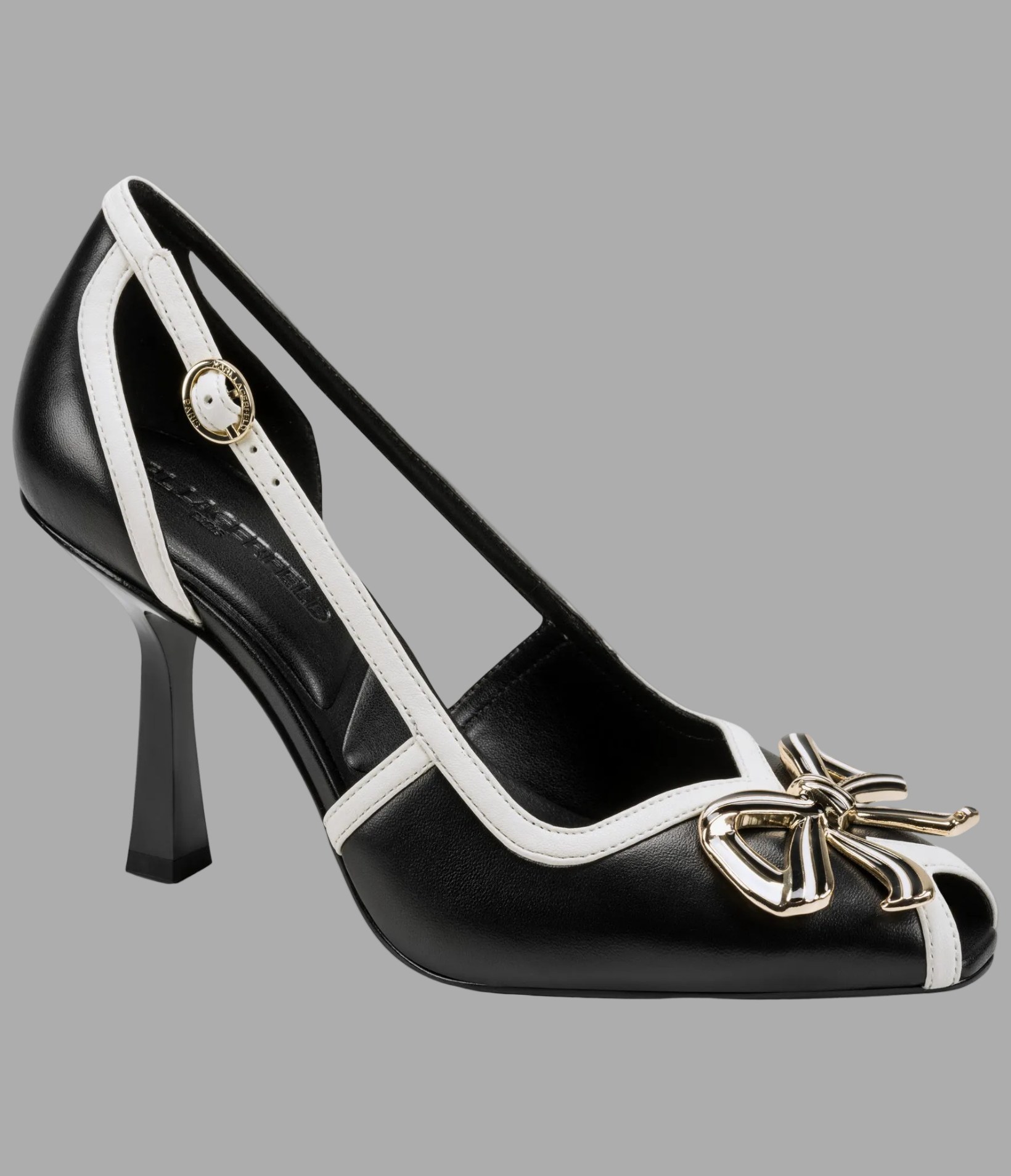 LACEY LEATHER PEEP TOE BOW SANDAL View 2 | Wear to Work LACEY LEATHER PEEP TOE BOW SANDAL View 2 | Wear to Work
