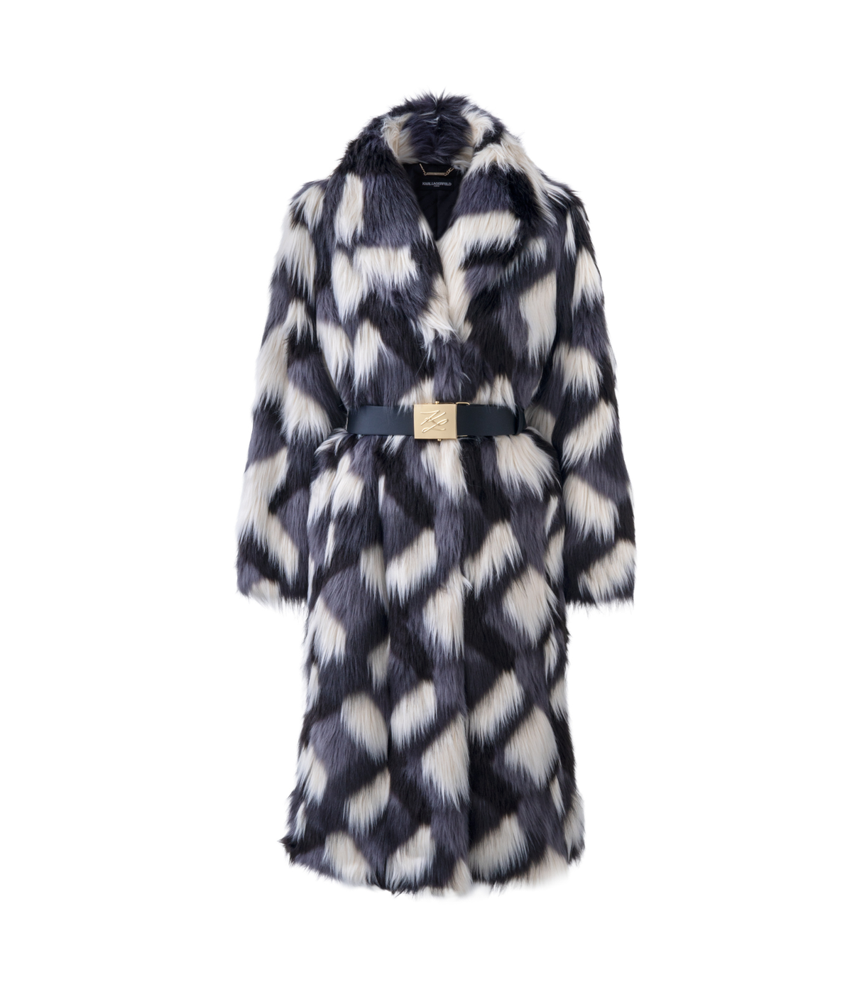 TWO-TONE FAUX FUR MAXI COAT View 2 | Women's Clothing TWO-TONE FAUX FUR MAXI COAT View 2 | Women's Clothing