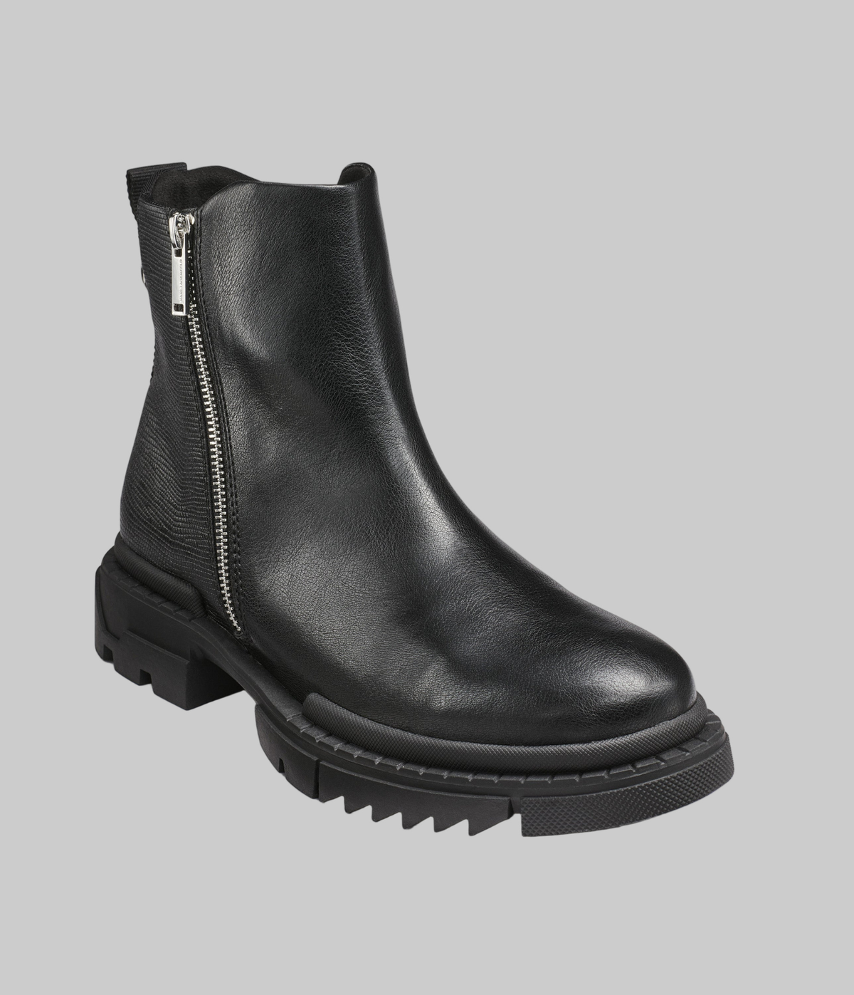 MIXED MEDIA DOUBLE ZIP BOOT VIEW 2 MIXED MEDIA DOUBLE ZIP BOOT VIEW 2