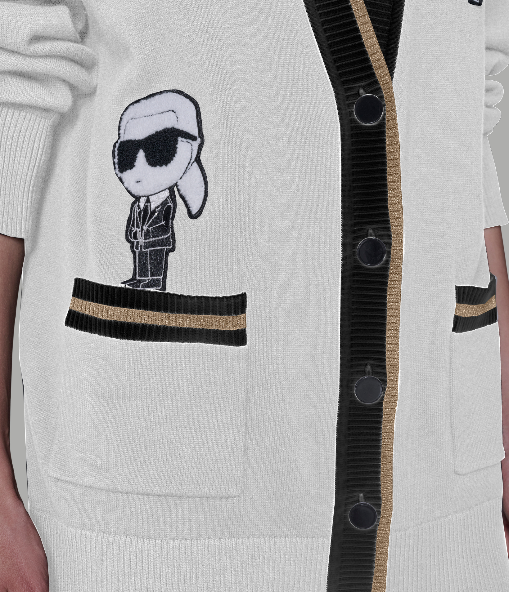 VARSITY CARDIGAN WITH PATCHES VIEW 5 | Women's Tops & Sweaters VARSITY CARDIGAN WITH PATCHES VIEW 5 | Women's Tops & Sweaters
