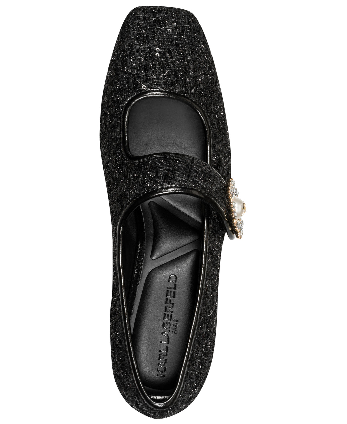 SABELLE METALLIC TWEED BALLET FLAT VIEW 4 SABELLE METALLIC TWEED BALLET FLAT VIEW 4