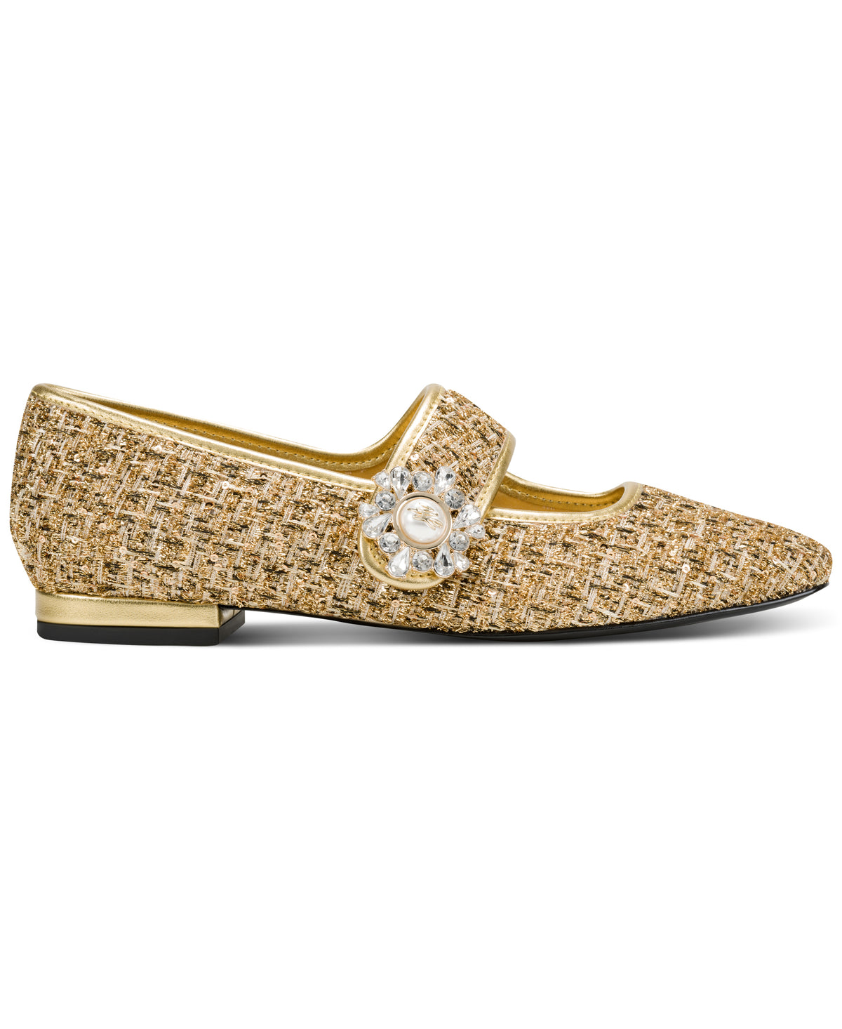 SABELLE METALLIC TWEED BALLET FLAT VIEW 1 SABELLE METALLIC TWEED BALLET FLAT VIEW 1