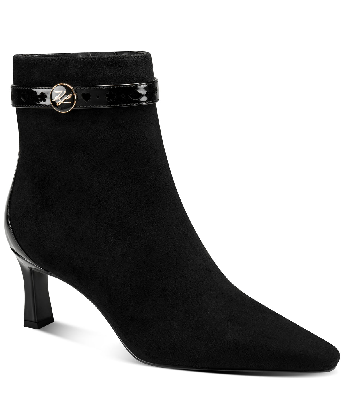 SHADOW LOGO STILETTO BOOTIE VIEW 2 SHADOW LOGO STILETTO BOOTIE VIEW 2