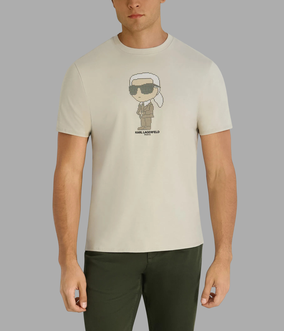 Pixelated Karl T Shirt | Tees & Polos | Karl Lagerfeld Paris