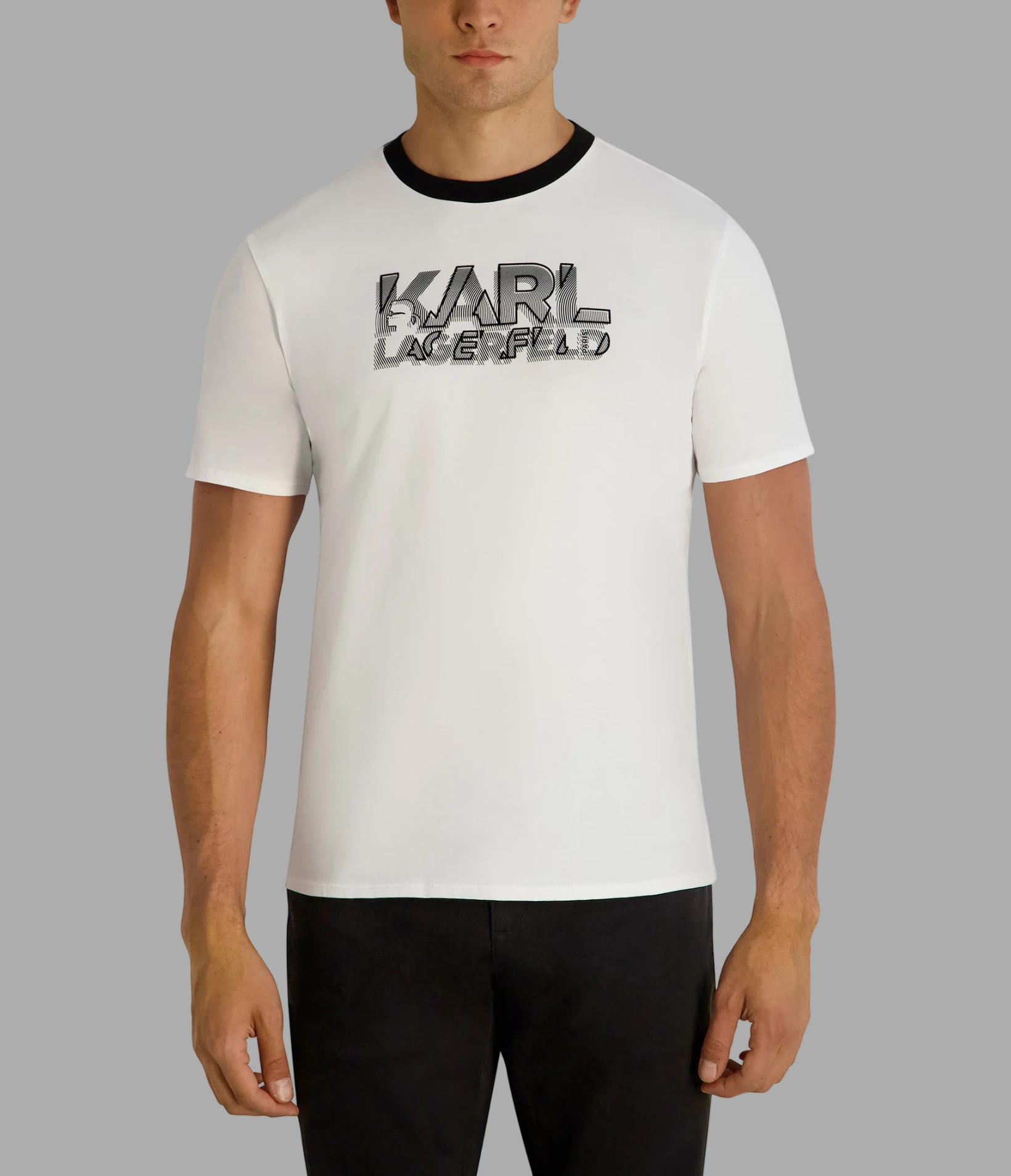 RAISED THUMB PRINT KARL TEE View 1 | Men's Clothing RAISED THUMB PRINT KARL TEE View 1 | Men's Clothing