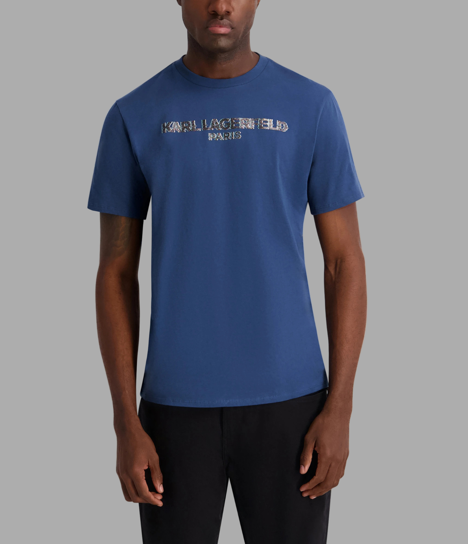 TEXTURED LOGO TEE View 1 | Men's Clothing TEXTURED LOGO TEE View 1 | Men's Clothing