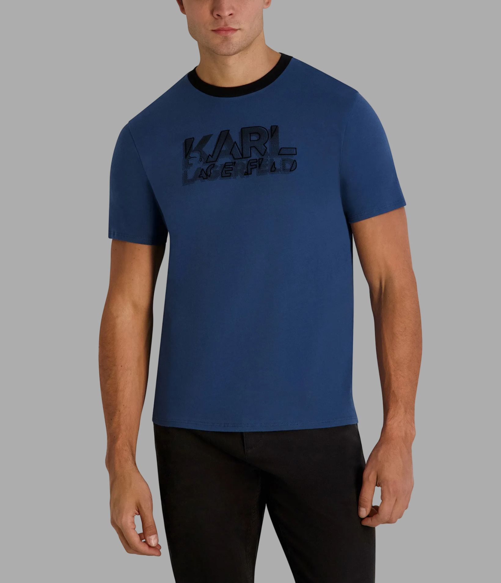 RAISED THUMB PRINT KARL TEE View 1 | Men's Clothing RAISED THUMB PRINT KARL TEE View 1 | Men's Clothing