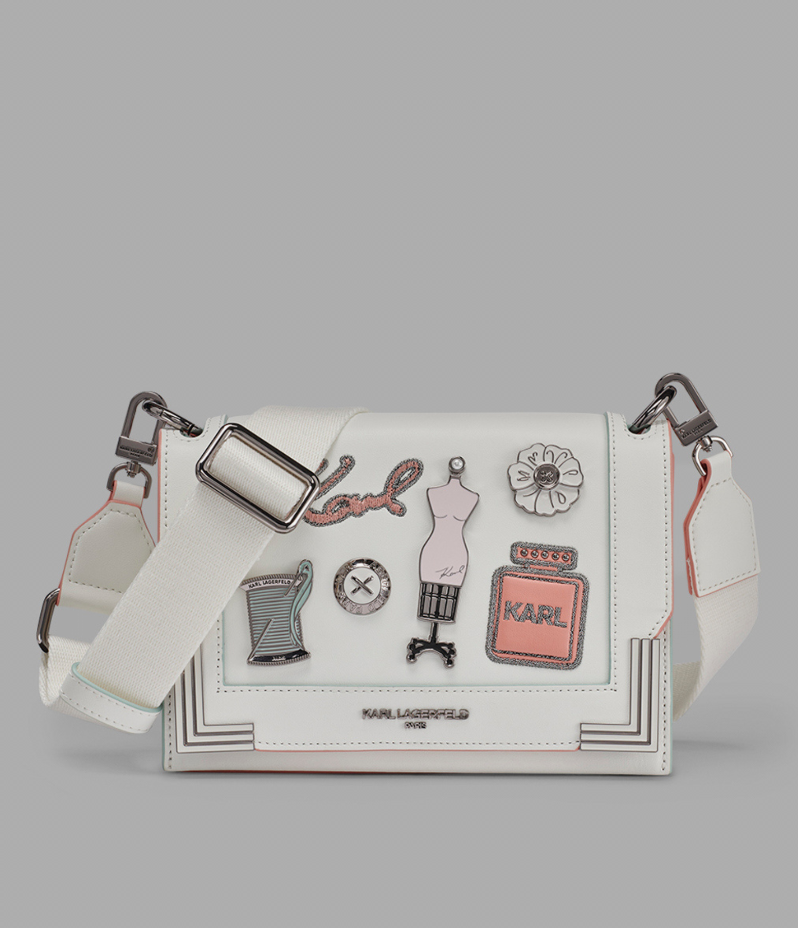 CAMILLE SHOULDER WITH OVERSIZED FASHION PINS View 1 | Women's Shoulder Bags CAMILLE SHOULDER WITH OVERSIZED FASHION PINS View 1 | Women's Shoulder Bags