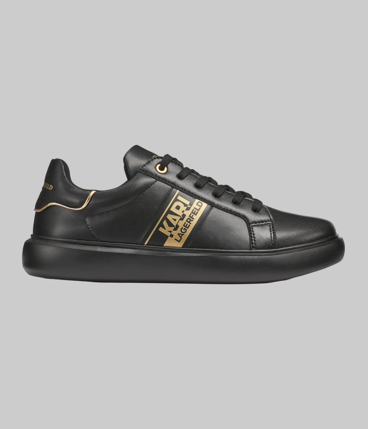 Karl Lagerfeld Paris Men\'s size 7 Logo Slip On Sneakers black gold camo Amazon.com | KARL LAGERFELD Paris Men main image 3