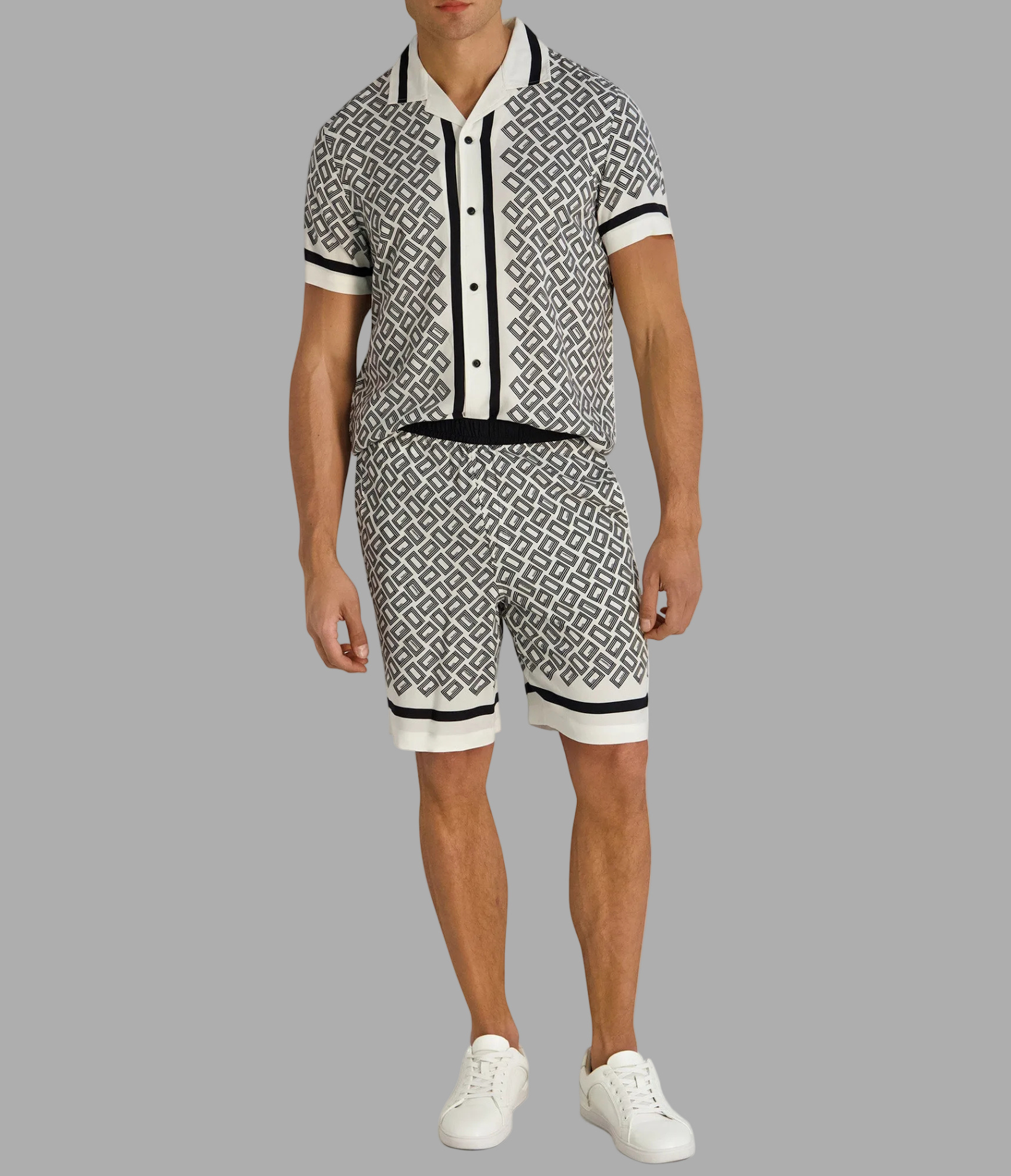 DOUBLE L PRINT KNIT SHORTS View 1 | Men's Clothing DOUBLE L PRINT KNIT SHORTS View 1 | Men's Clothing