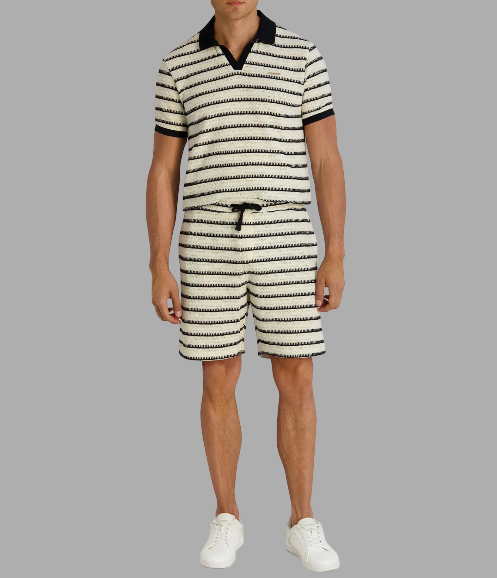 TEXTURED STRIPE KNIT SHORT View 1 | Men's Clothing TEXTURED STRIPE KNIT SHORT View 1 | Men's Clothing