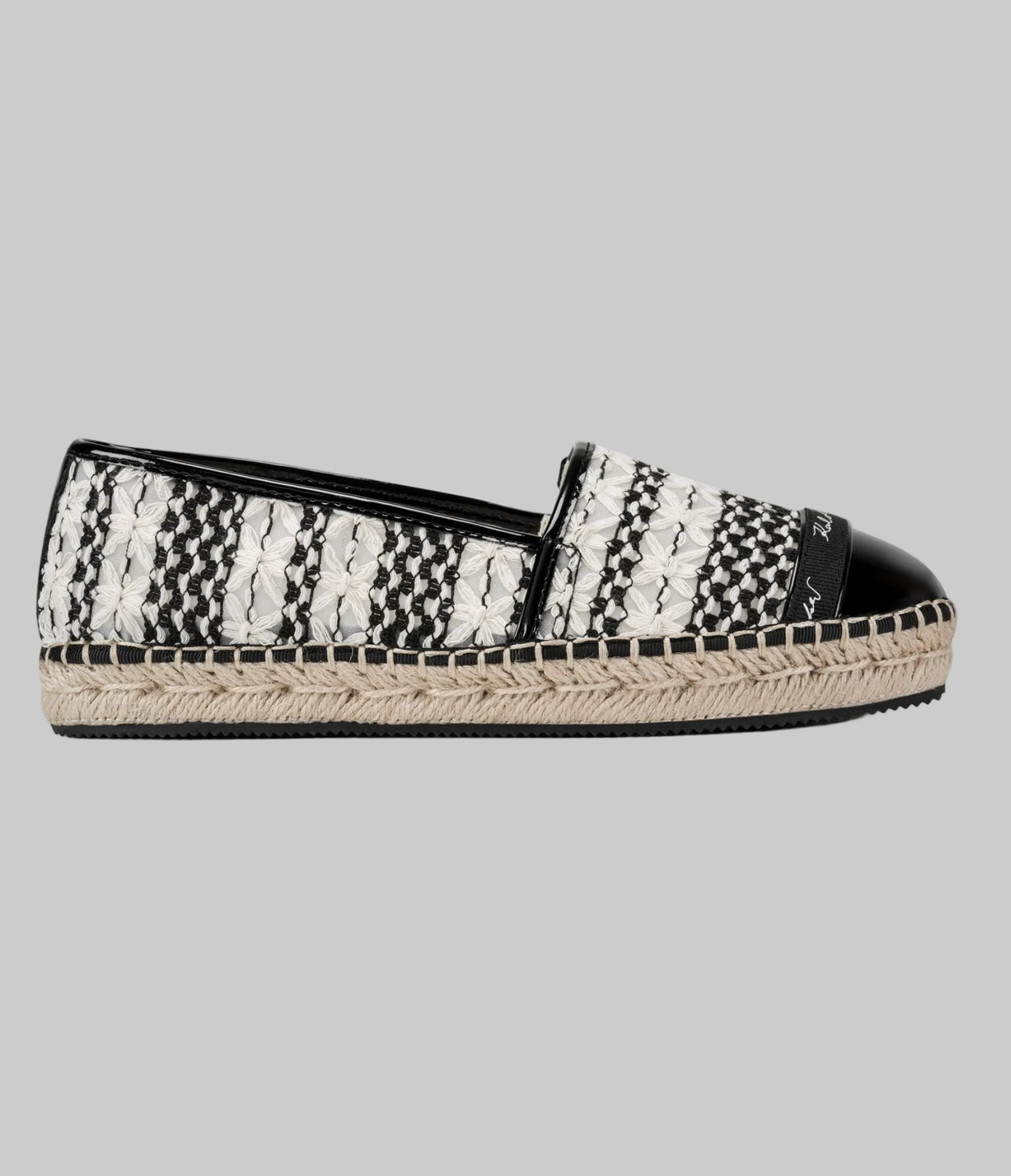 Millicent Two Tone Crochet Slip On Flat Espadrille | Flats