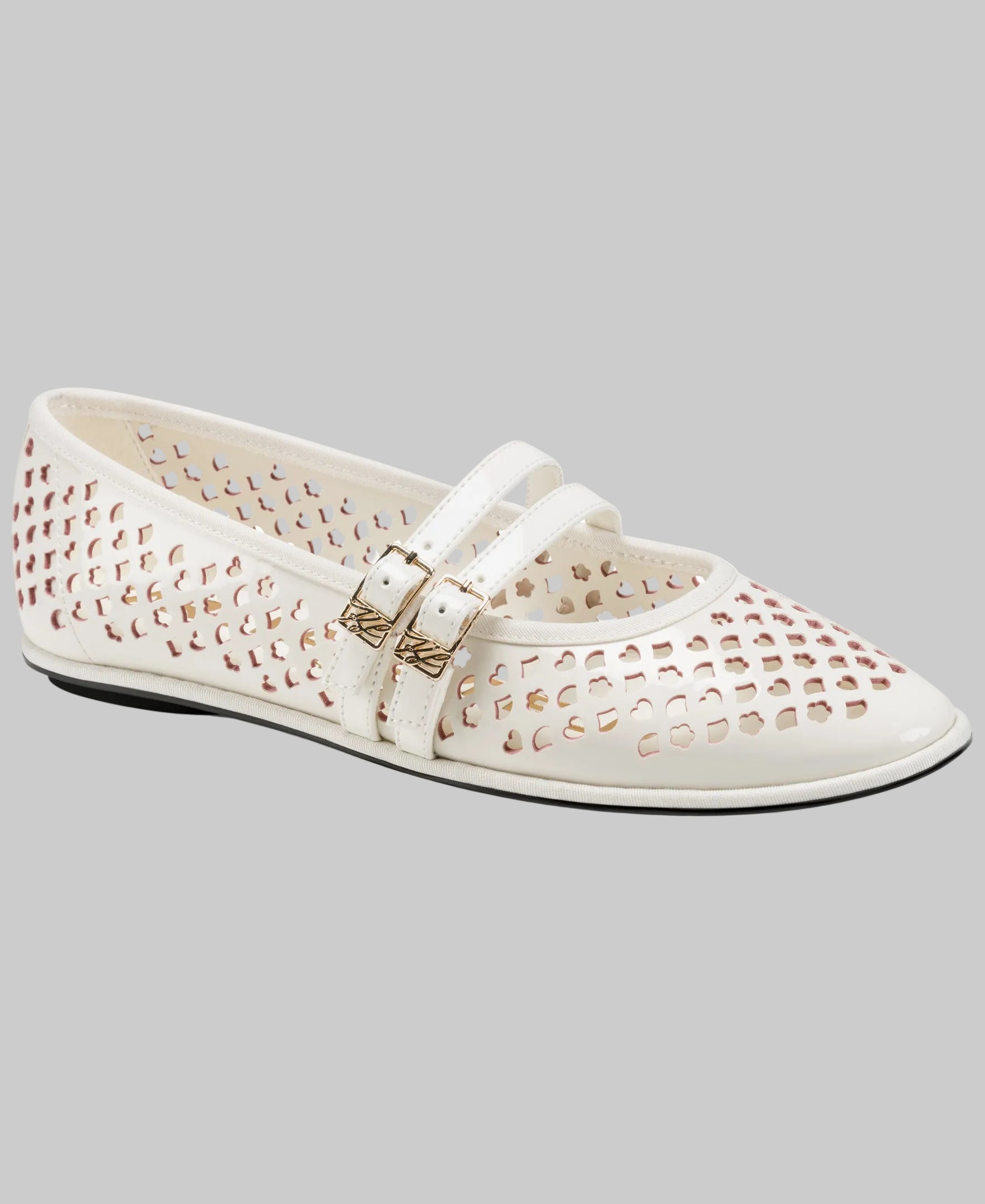 Visionaire #23: Emp' Sdnr30 ｜カールラ・ガーフェルド Vanyel Strappy Flat | Flats & Loafers | Karl Lagerfeld Paris
