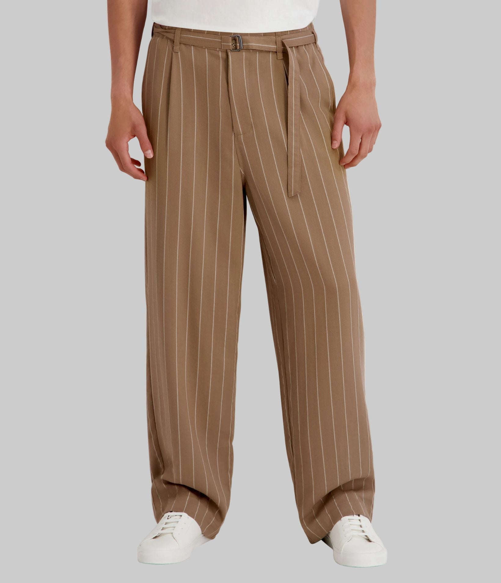 STRIPED RELAXED FIT PANTS View 1 | Men's Clothing